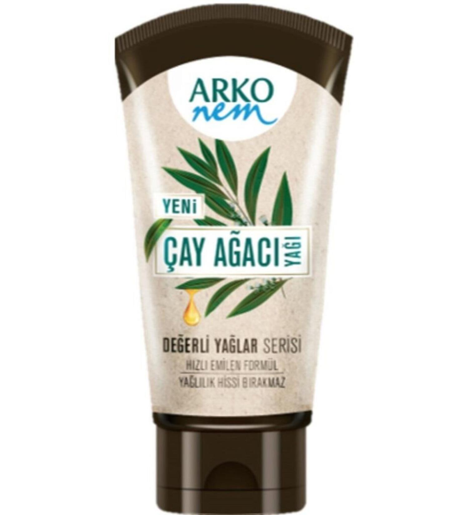 Arko Nem Tea Tree Oil Essence Tube Cream 60 Ml
