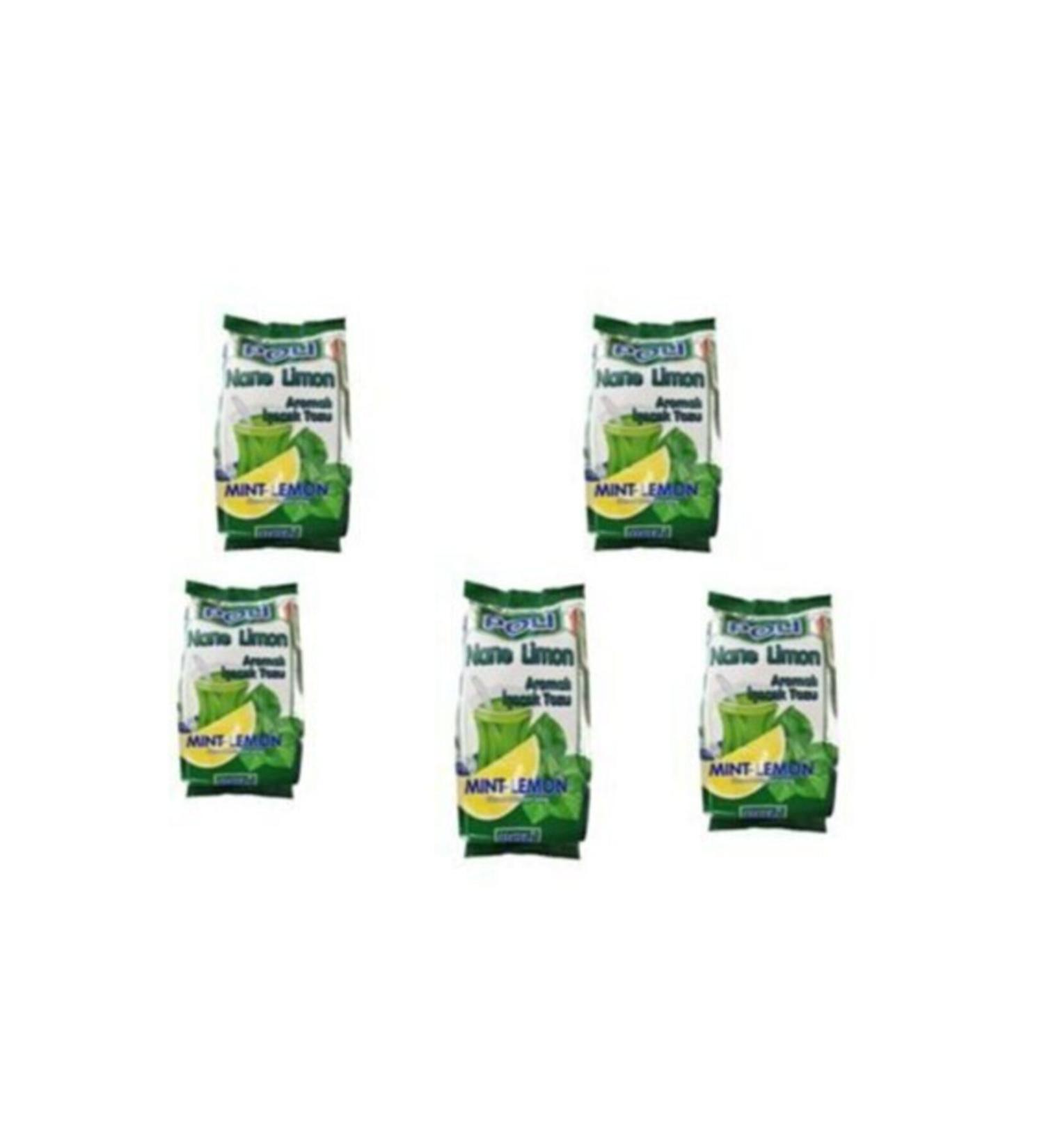 POLY POWDER DRINK Poli Mint Lemon Flavored Powder Drink 5 Pieces (5 X 250 Gr)