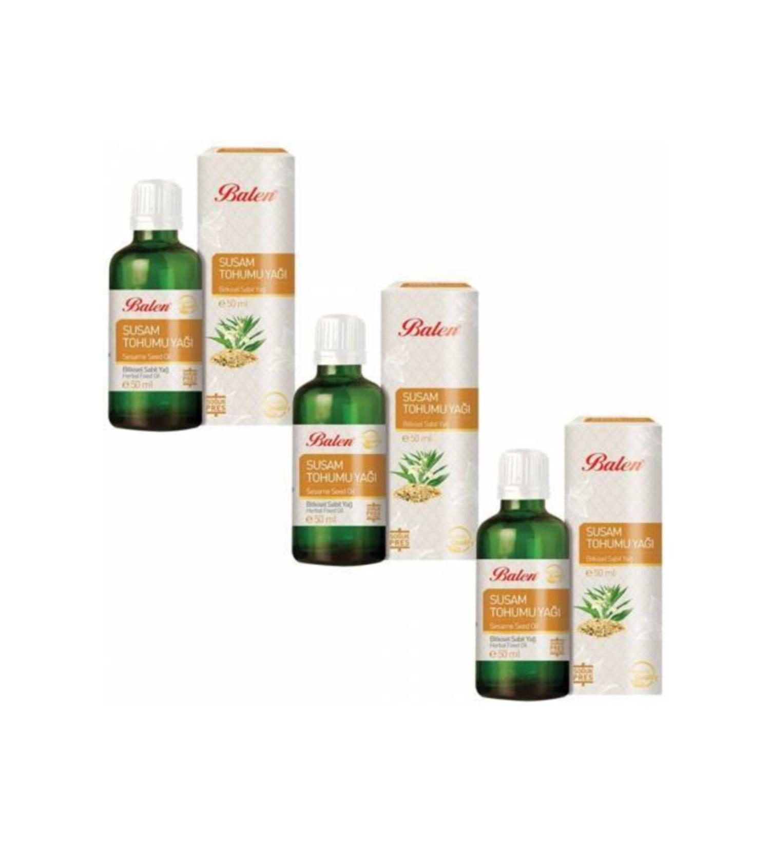 Balen Cold Pressed Sesame Oil 50 ml 3 Boxes