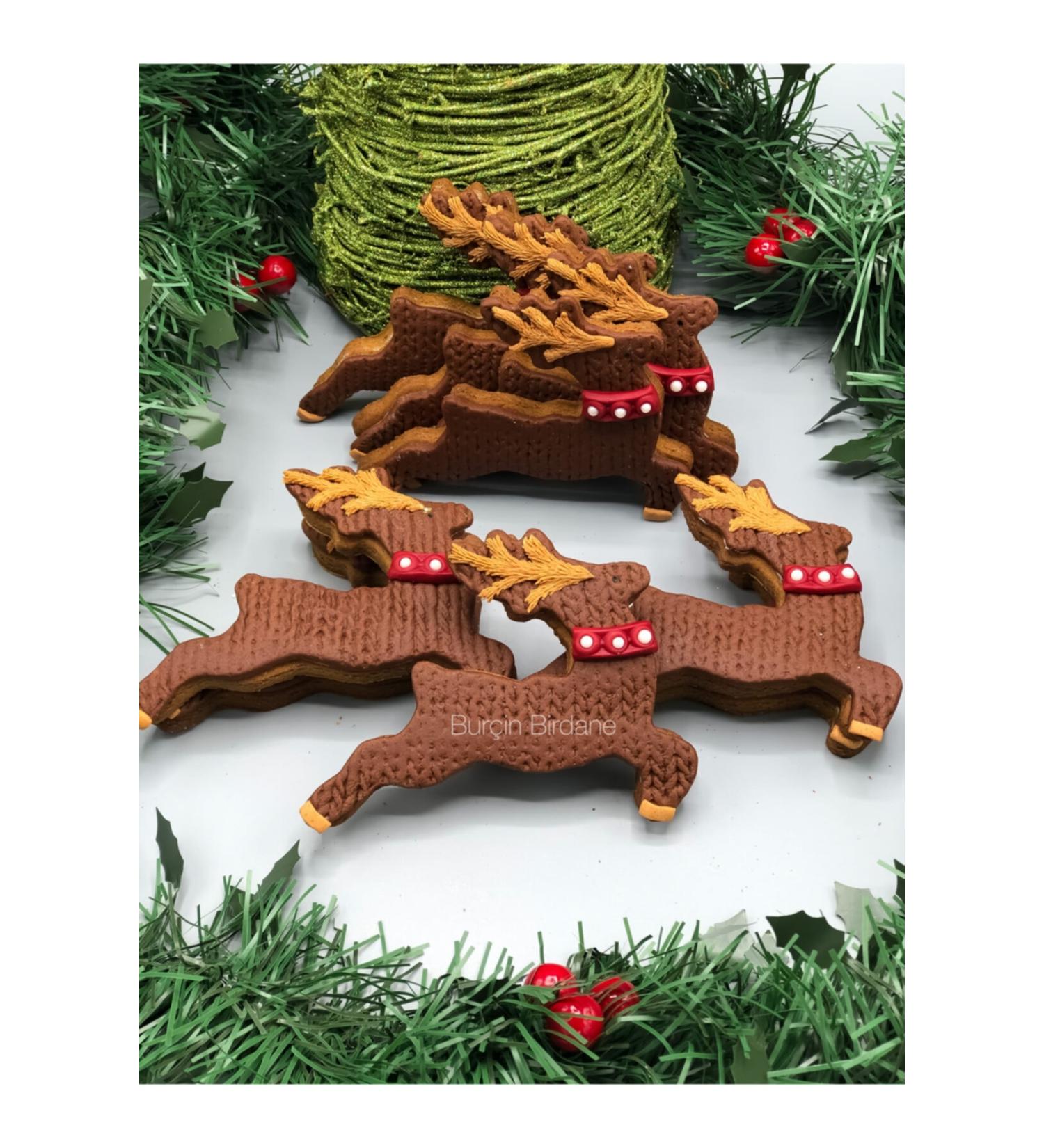 Bur in Birdane Patisserie Brown Deer Cookies