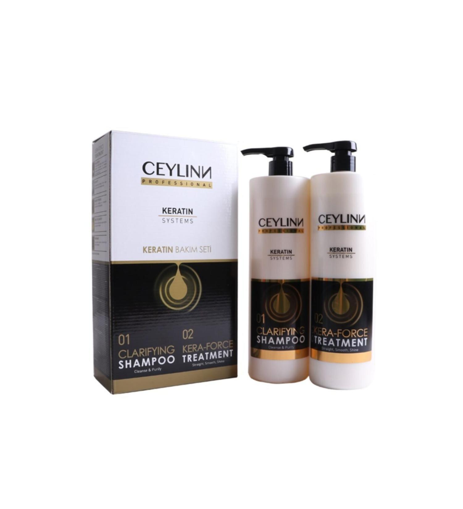 Ceylinn Keratin Hair Care Set 1000 ml (x2) Dynamic