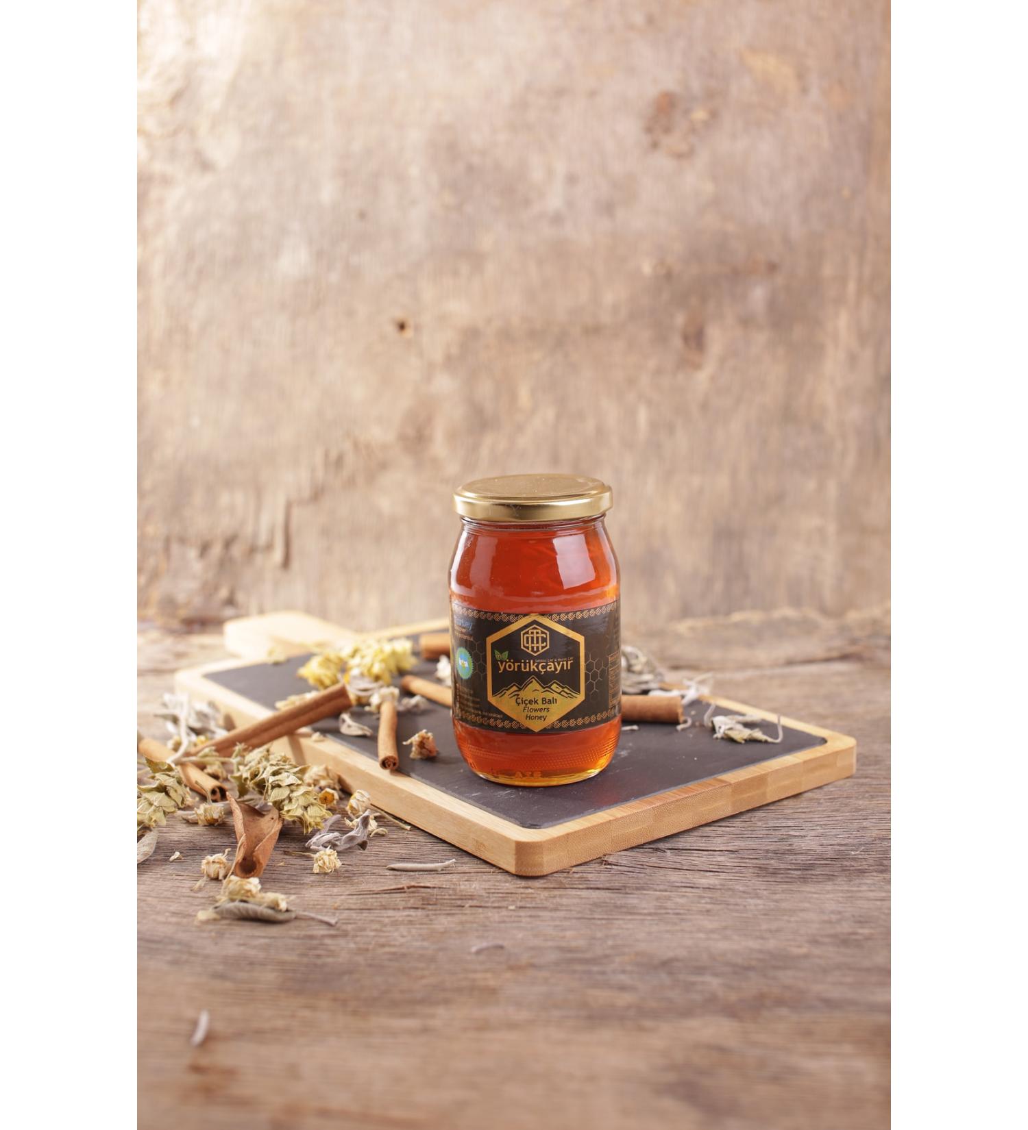 Y r k ay r Organic Flower Honey 450g - Buy Online on GoSupps.com