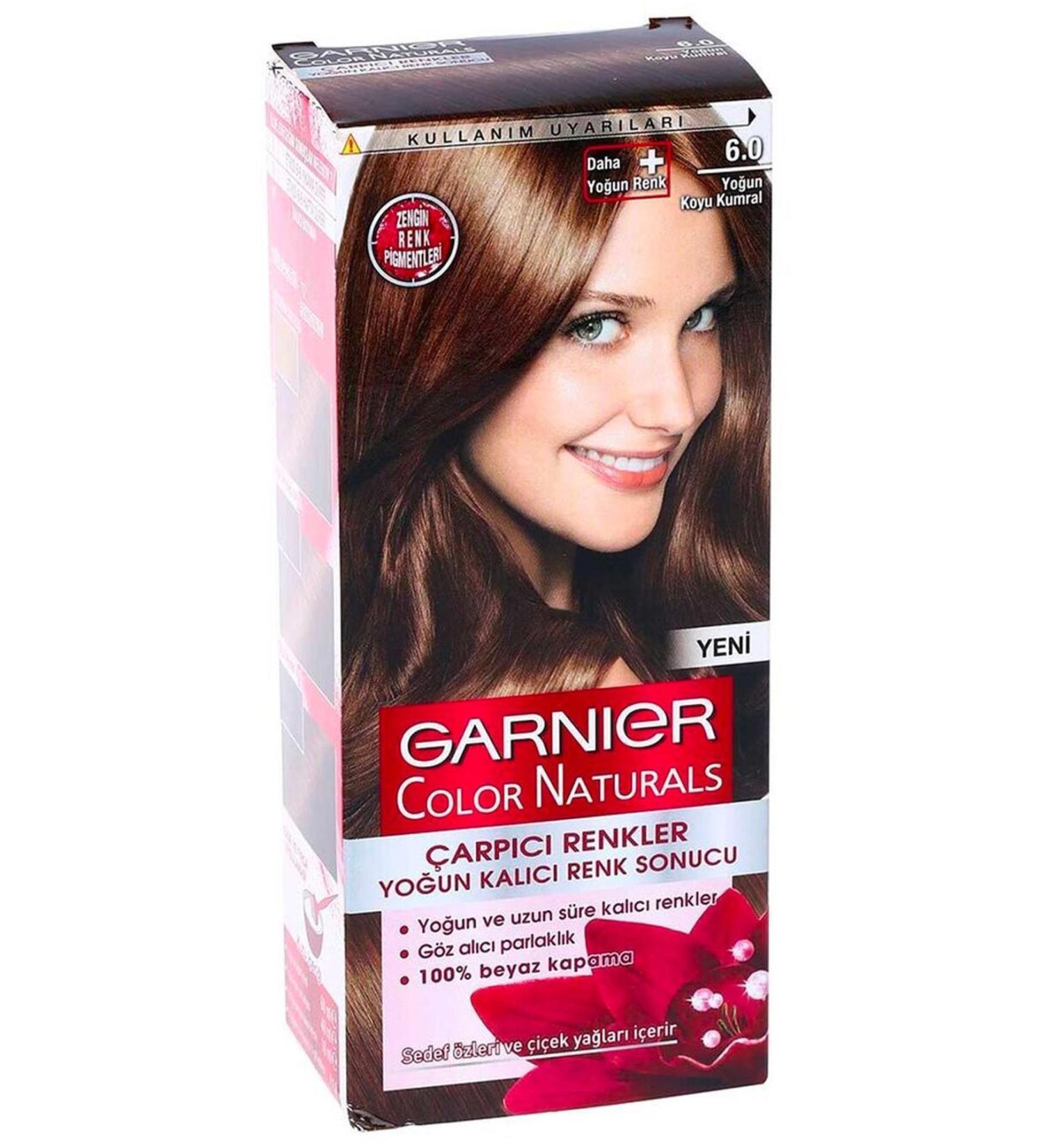 Garnier Color Naturals Hair Dye Striking Colors No: 6.0 Intense Dark Blonde Hair Dye