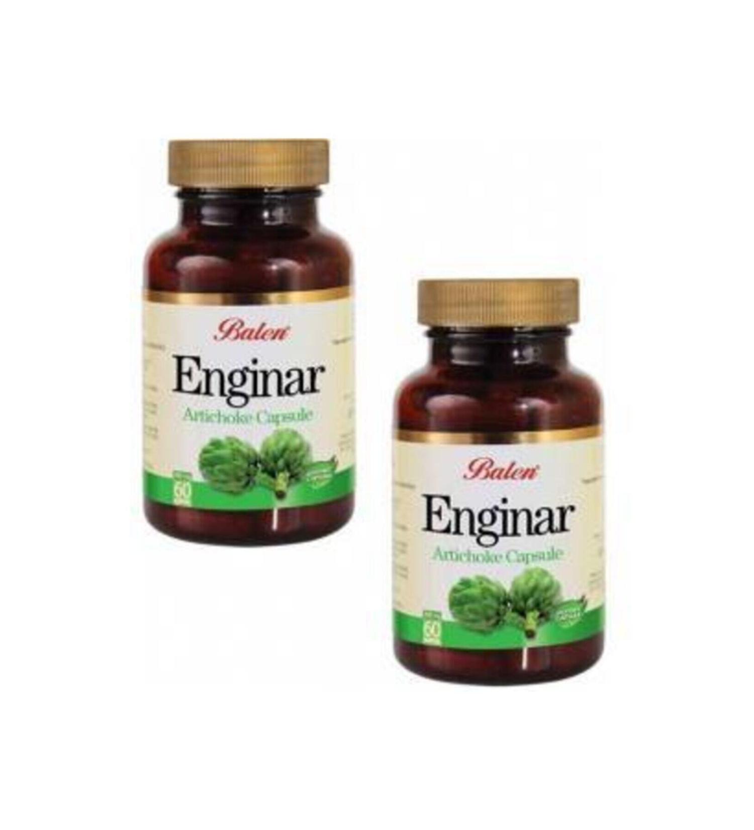 Balen 2 Box Artichoke Capsules 60 X 475 mg Tablets