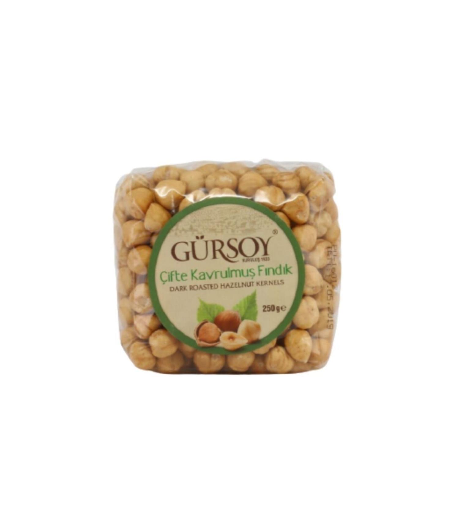 Gursoy Double Roasted Hazelnut Kernels Pack 250 G - Buy Online on GoSupps.com