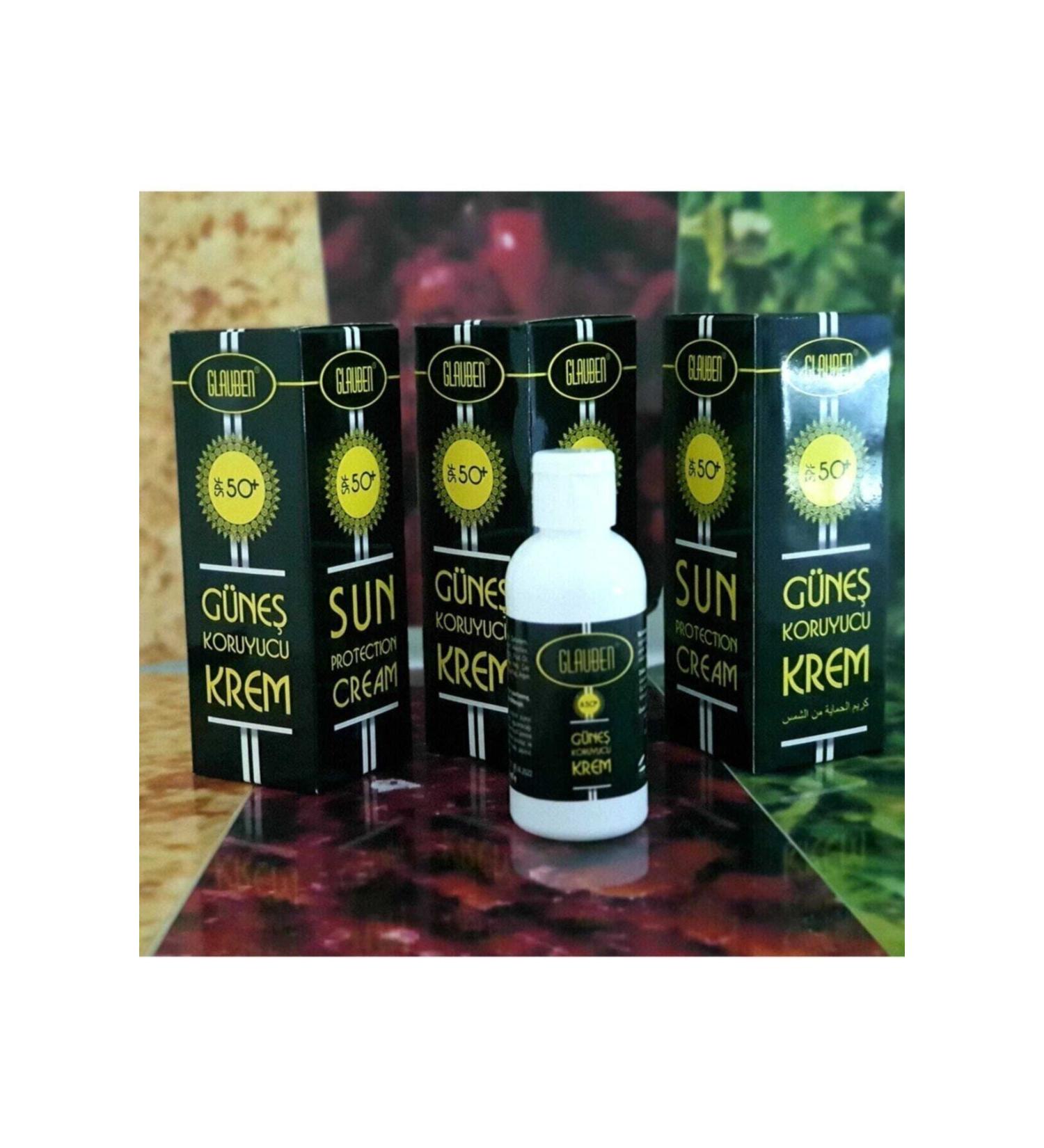Glauben Sun Protection Cream 50+ Factor 150 Ml 3 Pieces 3pcs