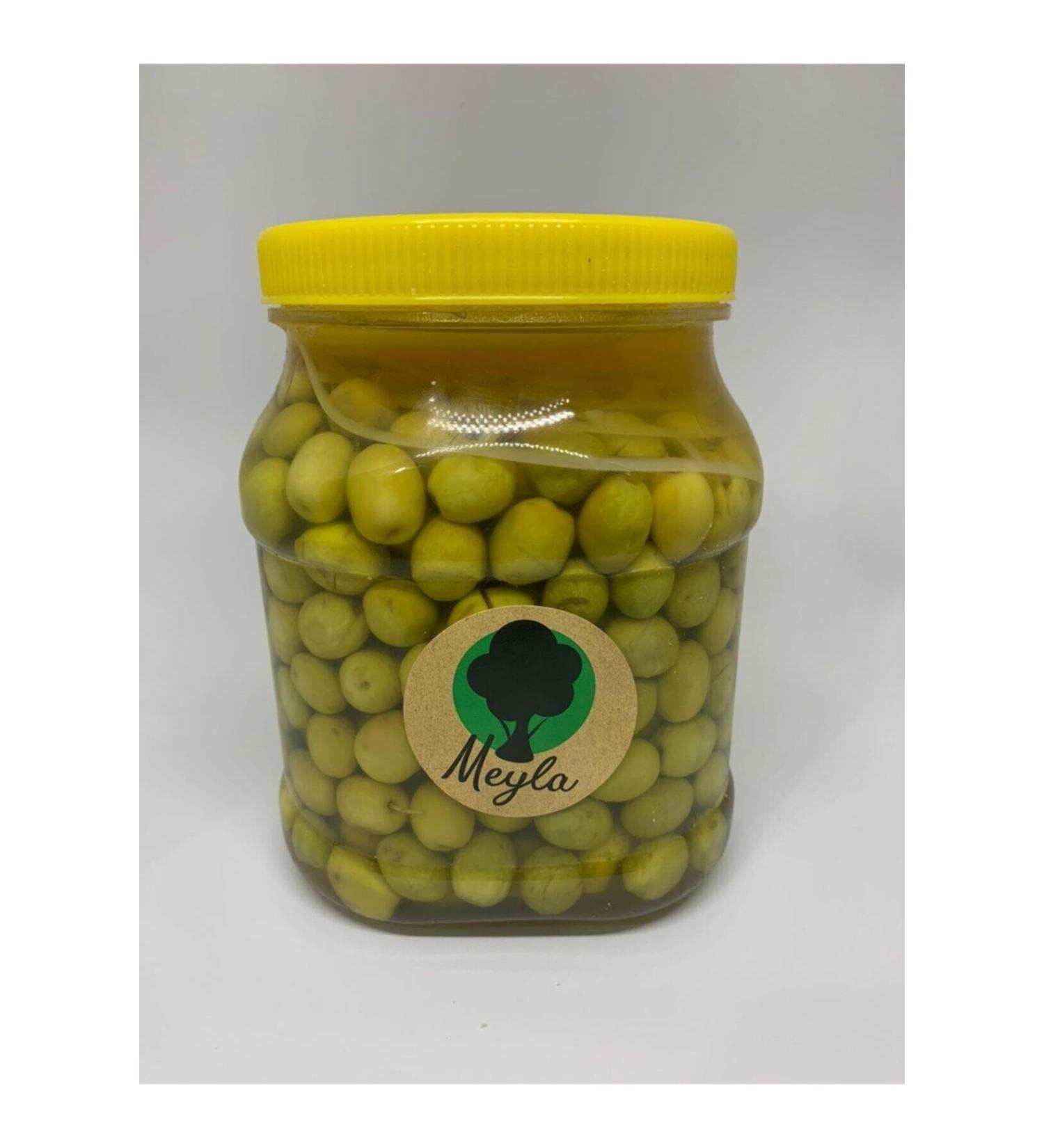 Meylado al Meyla Natural Hatay Green Cracked Olives 1 Kg
