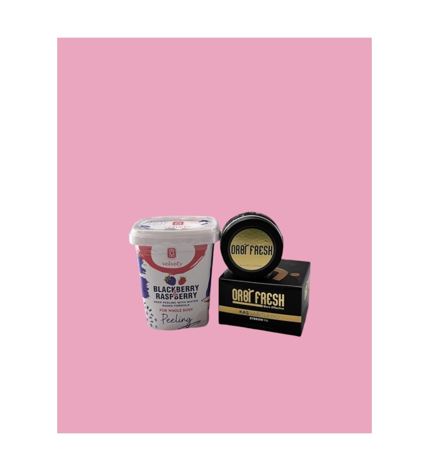 IDM Velvety Blackberry&raspberry 400ml Body Peeling Orbi Fresh Eyebrow Fixer