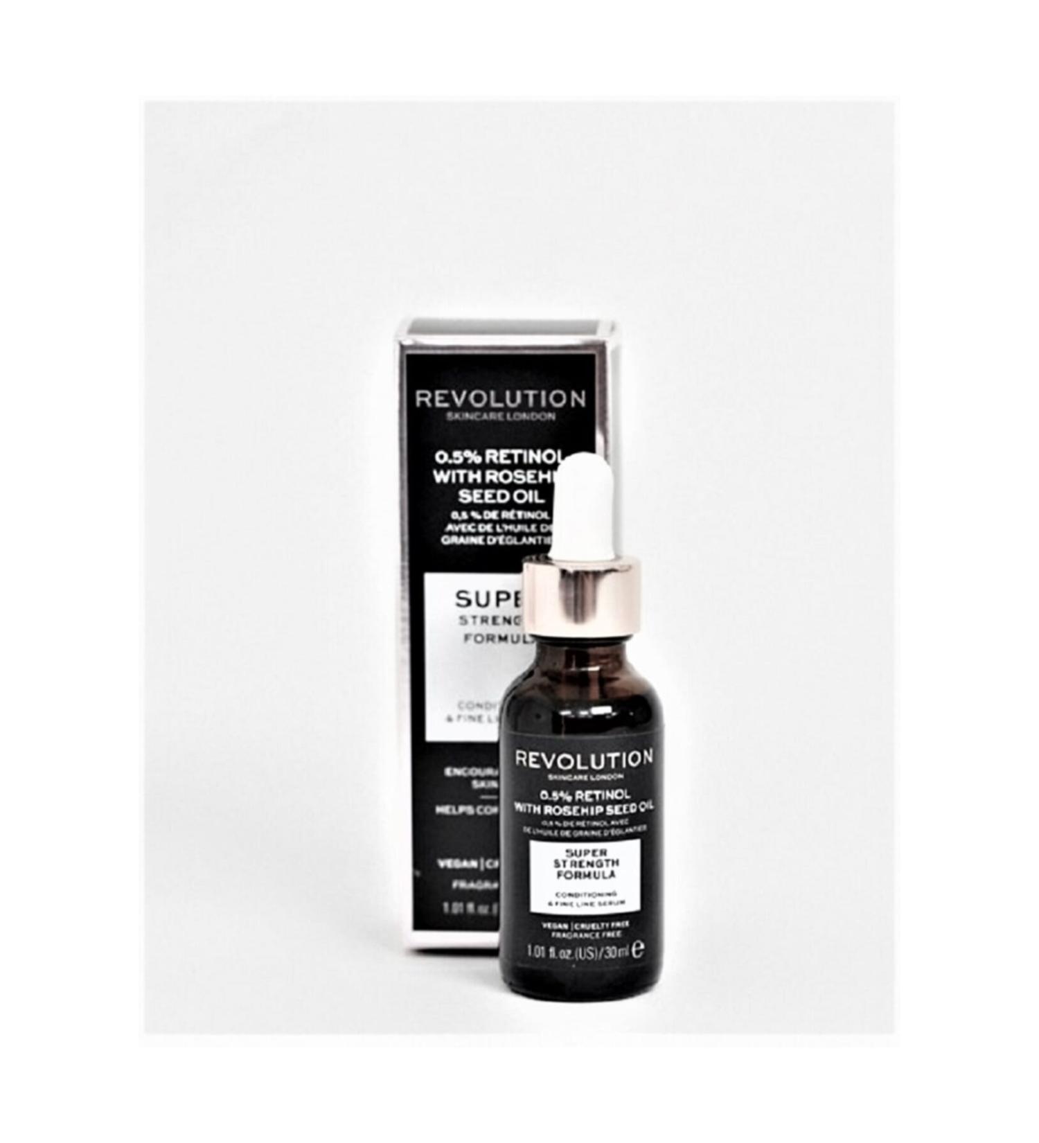 Revolution Skincare - ''Vegan'' Skin Serum with 5% Retinol and Rosehip Seed Oil -30ml - Buy Online on GoSupps.com