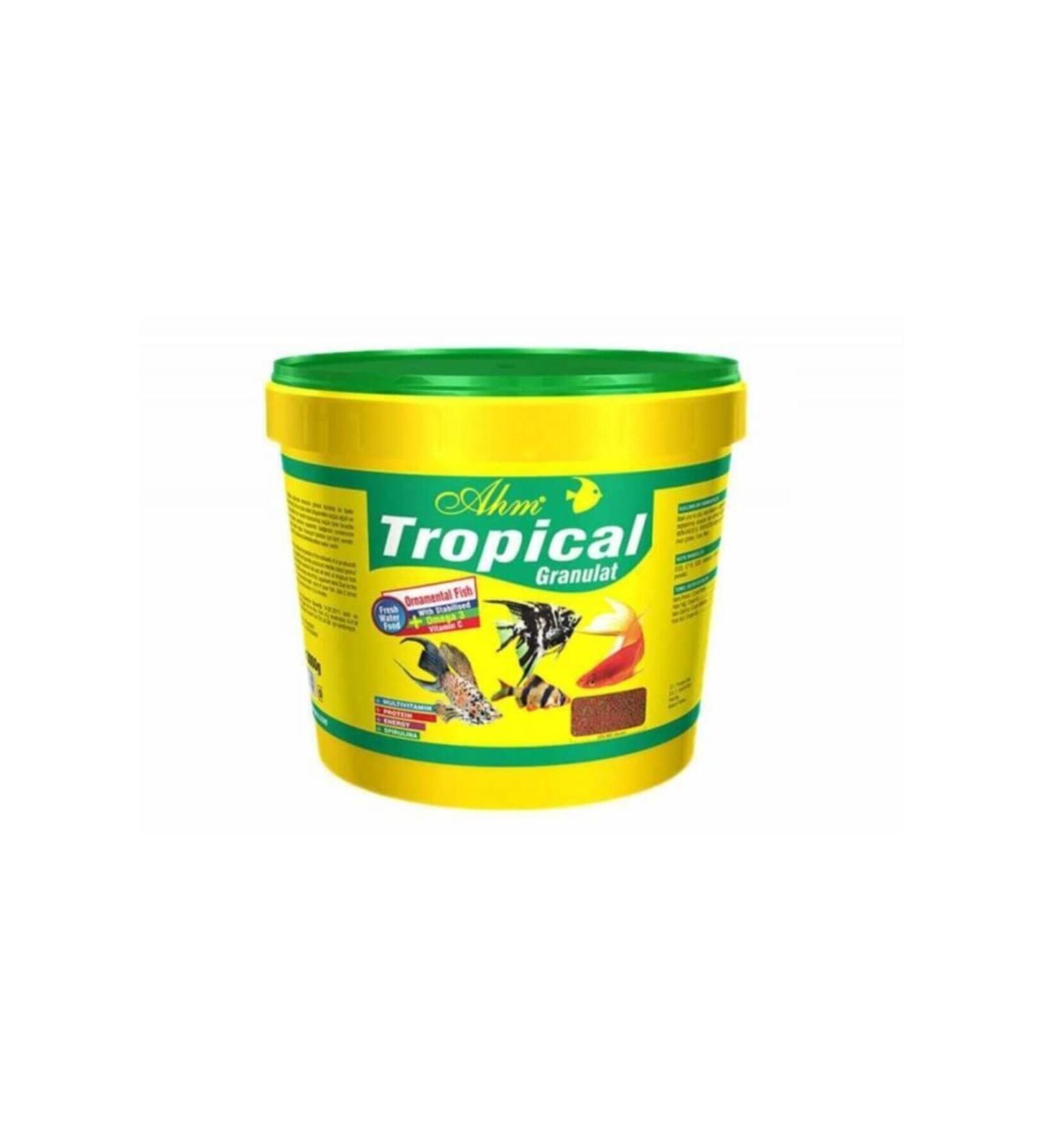 Ahm Tropical Granulat Aquarium Fish Food Bucket 3 Kg