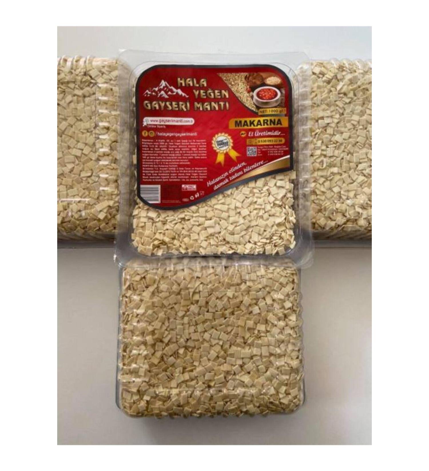 Hala Nephew Gayseri Ravioli Pasta Square (Homemade Pasta) - 1 Kg -