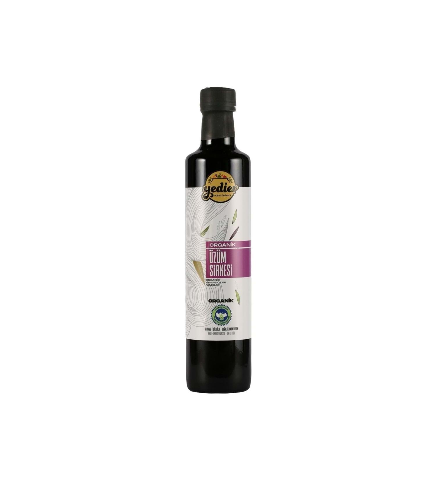 Yedier Organic Grape Vinegar 500 ml