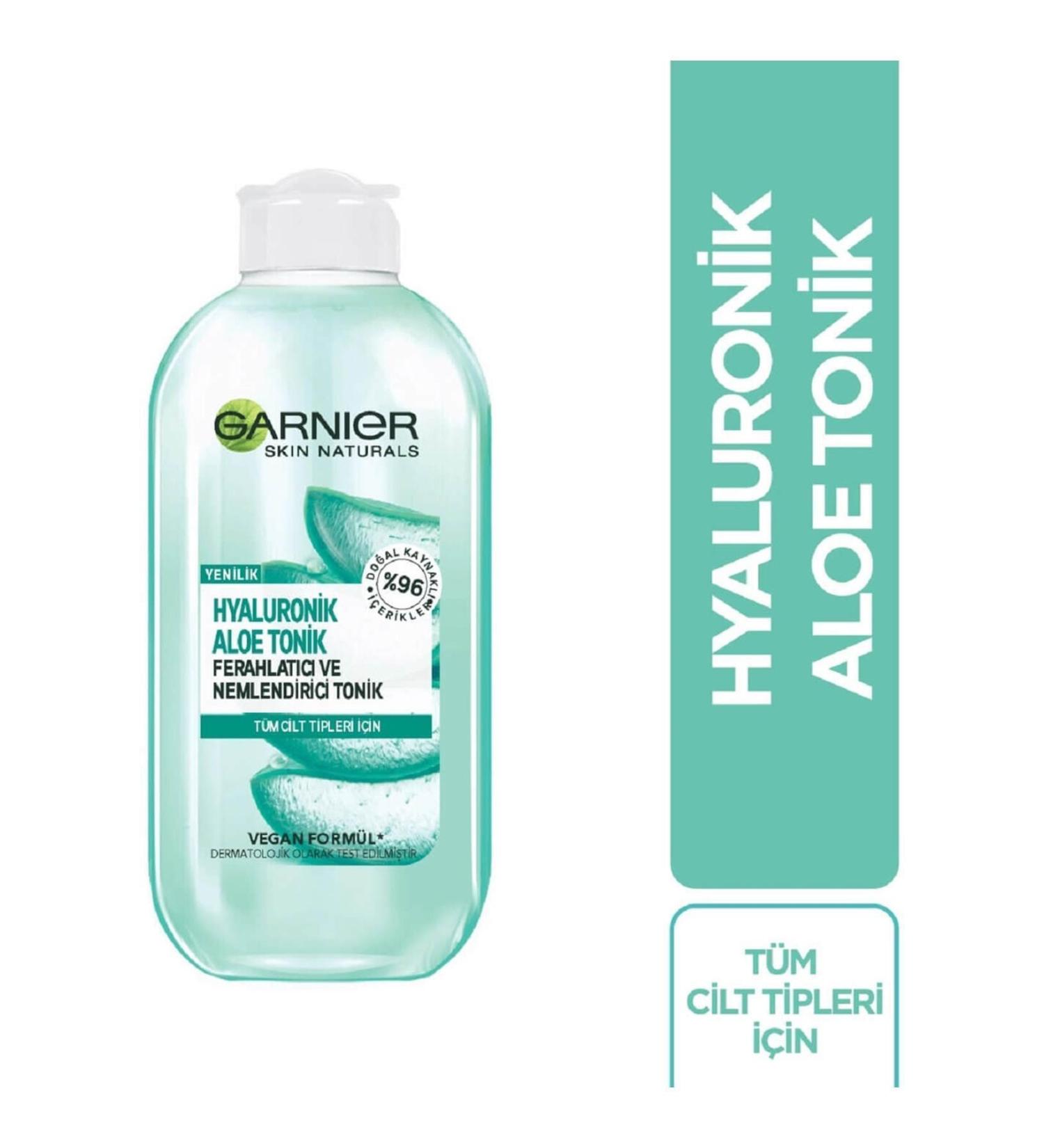 Garnier Hyaluronic Aloe Tonic Refreshing and Moisturizing Tonic 3600542367813