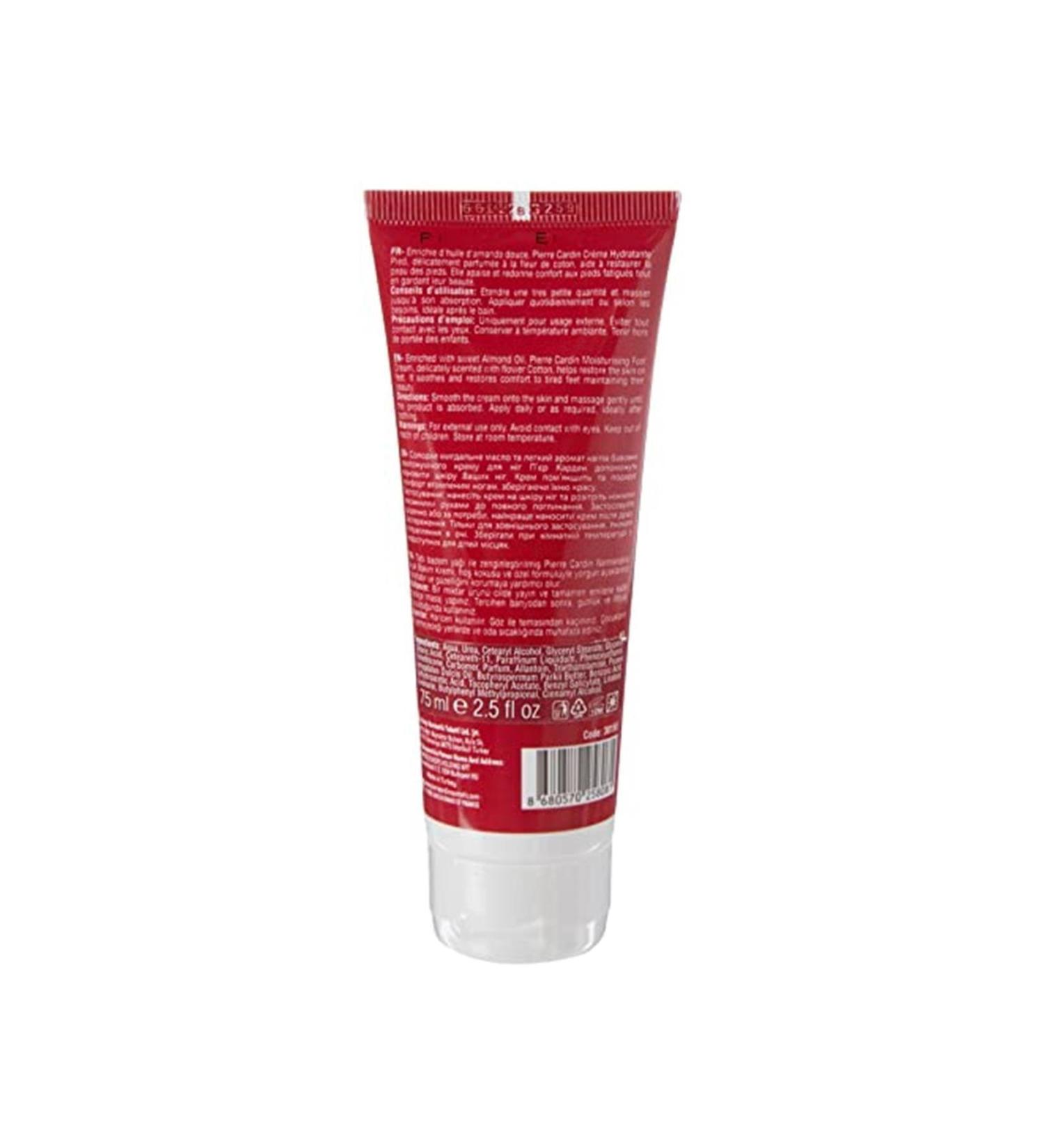 Pierre Cardin Brand: Almond Oil Essence Moisturizing Foot Care Cream - 75 Ml Category: Odor Preventive