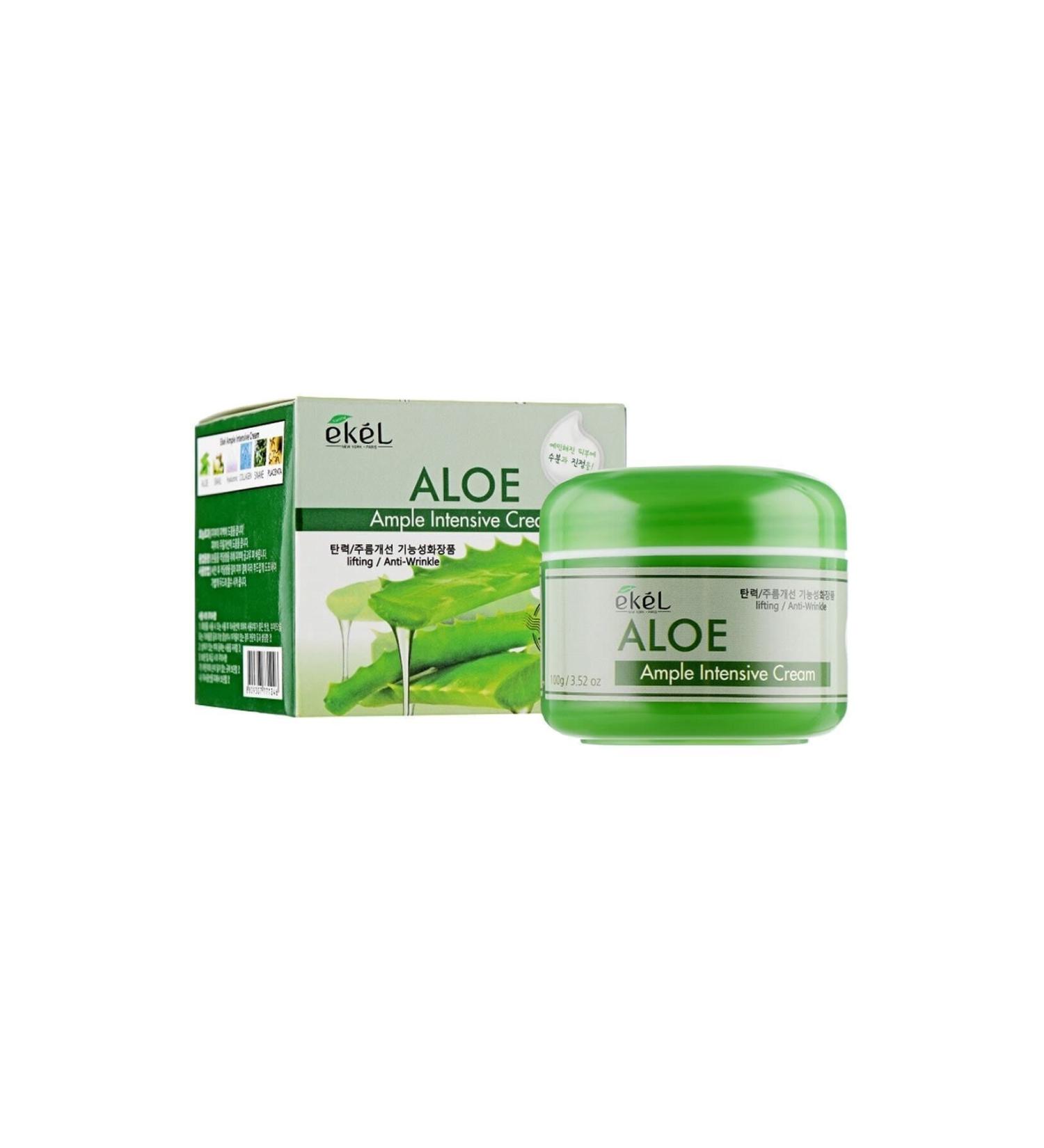 EKEL KOREA Pure Aloe Vera Intensive Moisturizing Soothing and Intensive Care Night and Day Cream