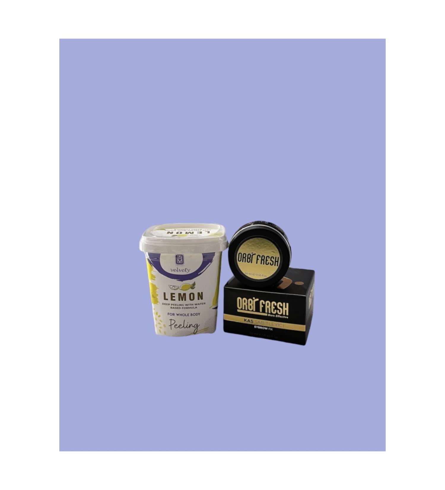 IDM Velvety Lemon Body Peeling 400ml Orbi Fresh Eyebrow Fixer