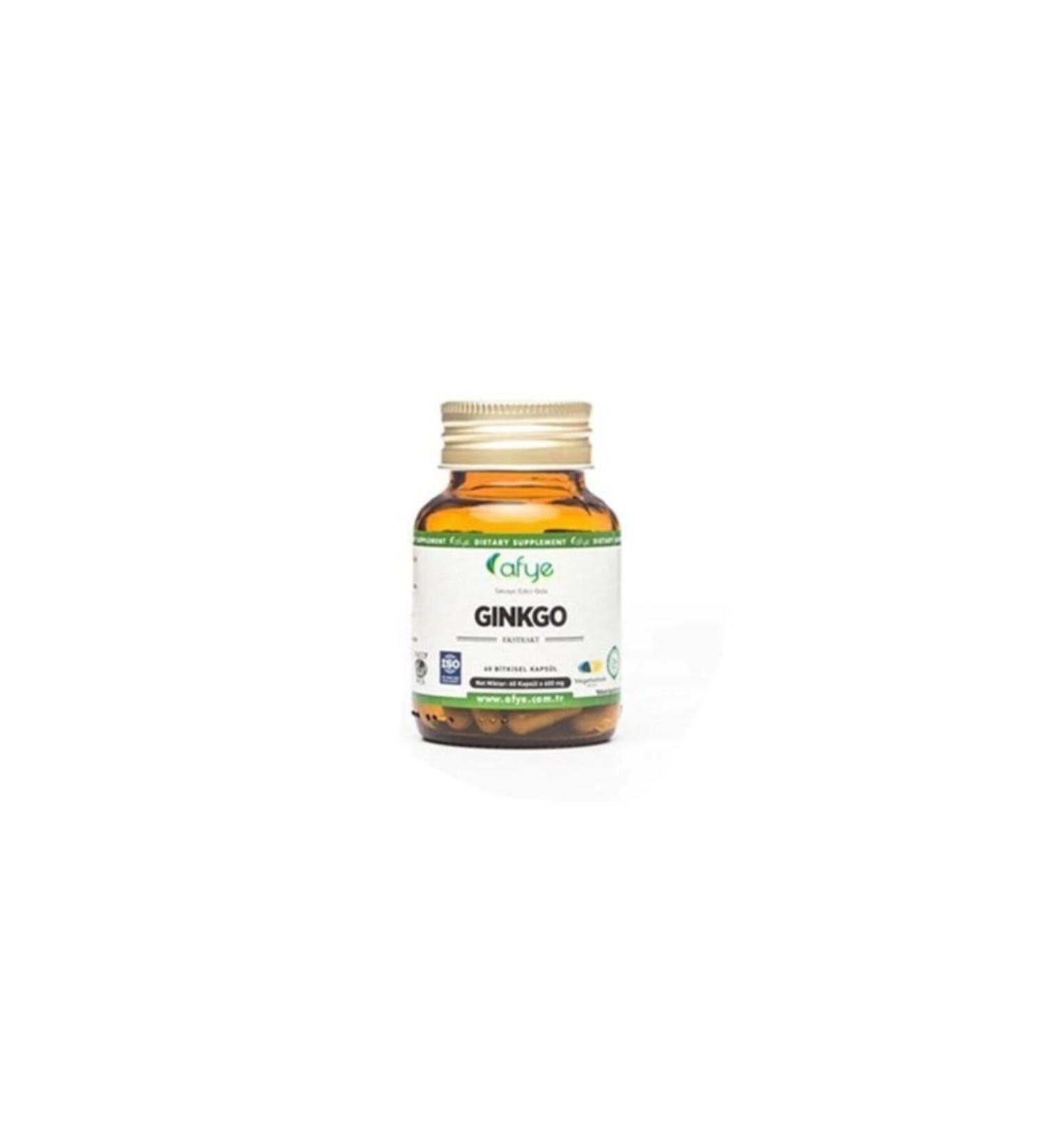 Afye Ginkgo Extract 60 Capsules