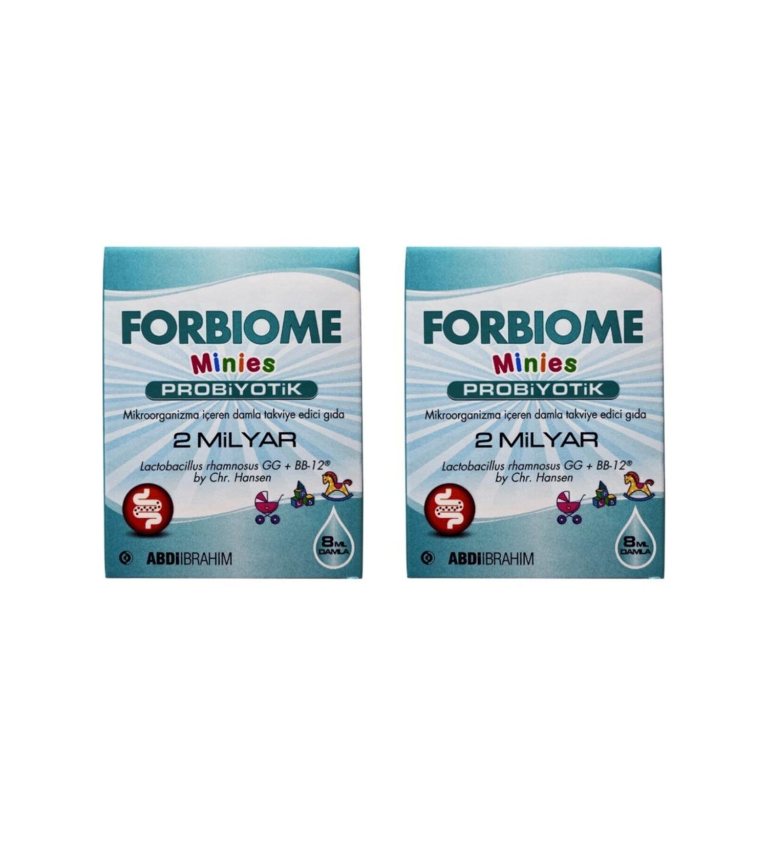 Forbiome Minies 2 Billion Probiotic Drops 8 Ml 2 Pieces