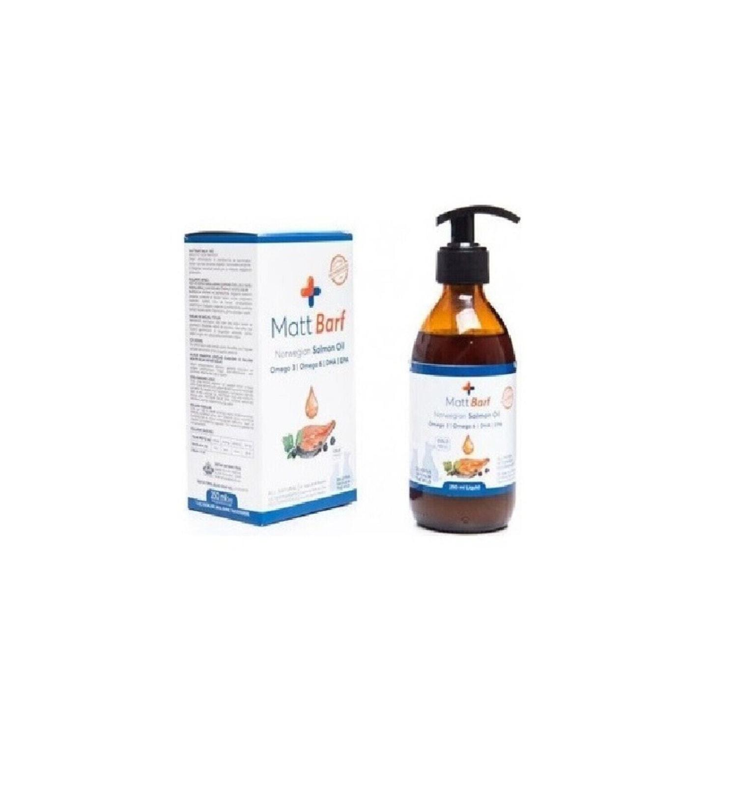 MATT BARF Salmon Oil for Cats and Dogs 250 Ml.