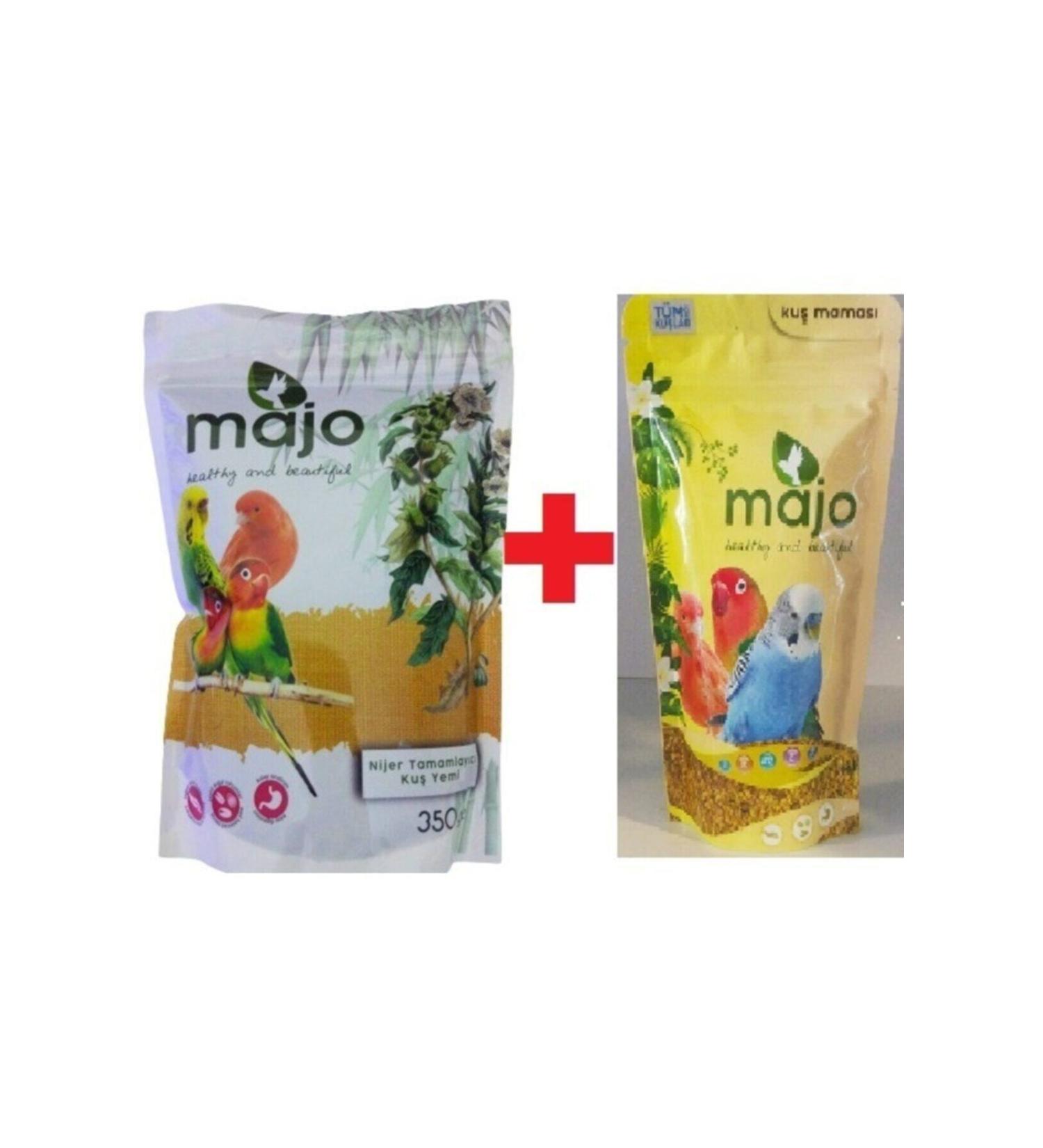Majo Budgie Bird Food (FOR ALL BIRDS) 150 gr Bird Heater (NIGER COMPLEMENTARY BIRD FOOD 350GR)