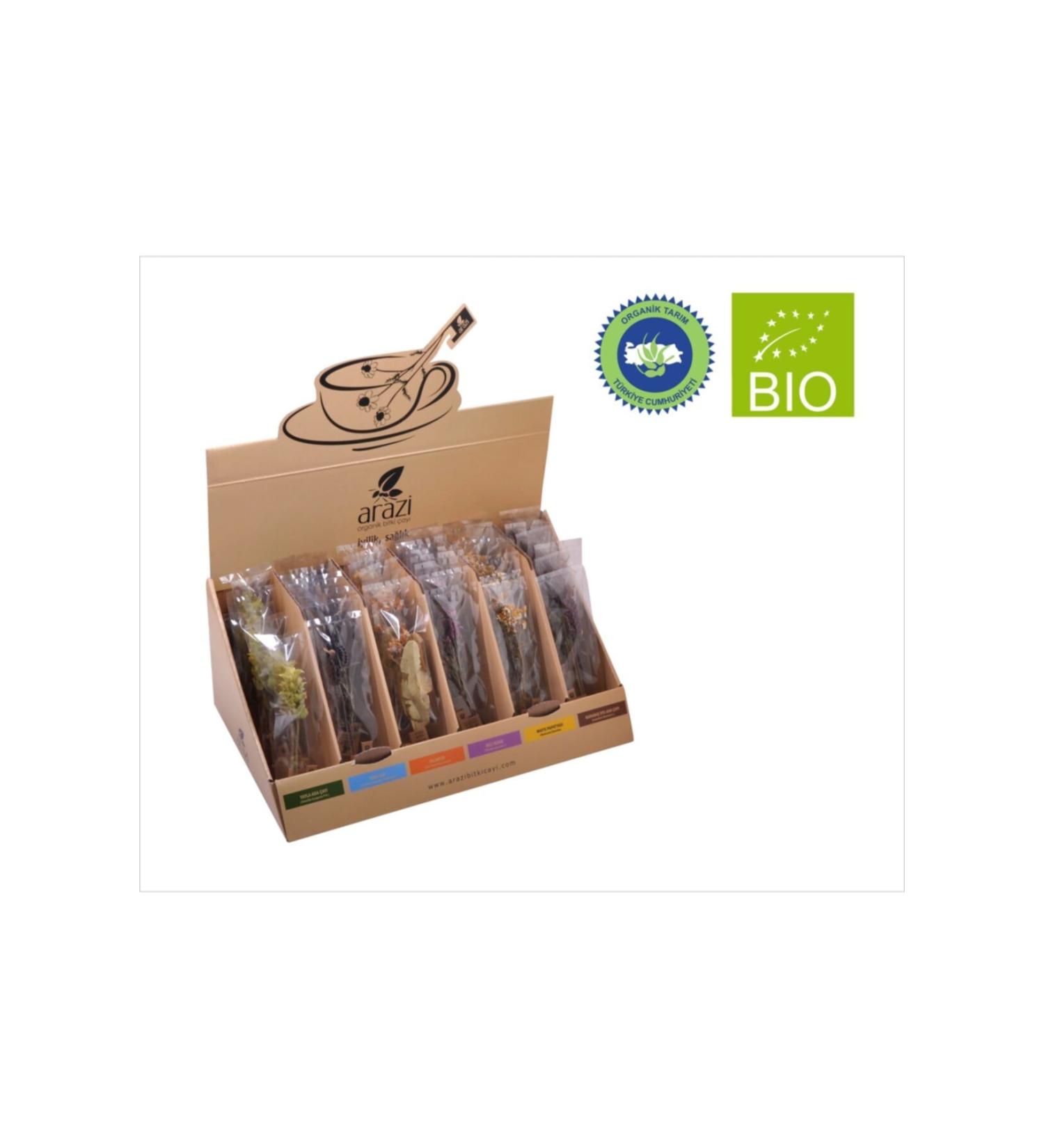 land organic herbal tea Organic Mixed Kraft Box 6x10 - Buy Online on GoSupps.com