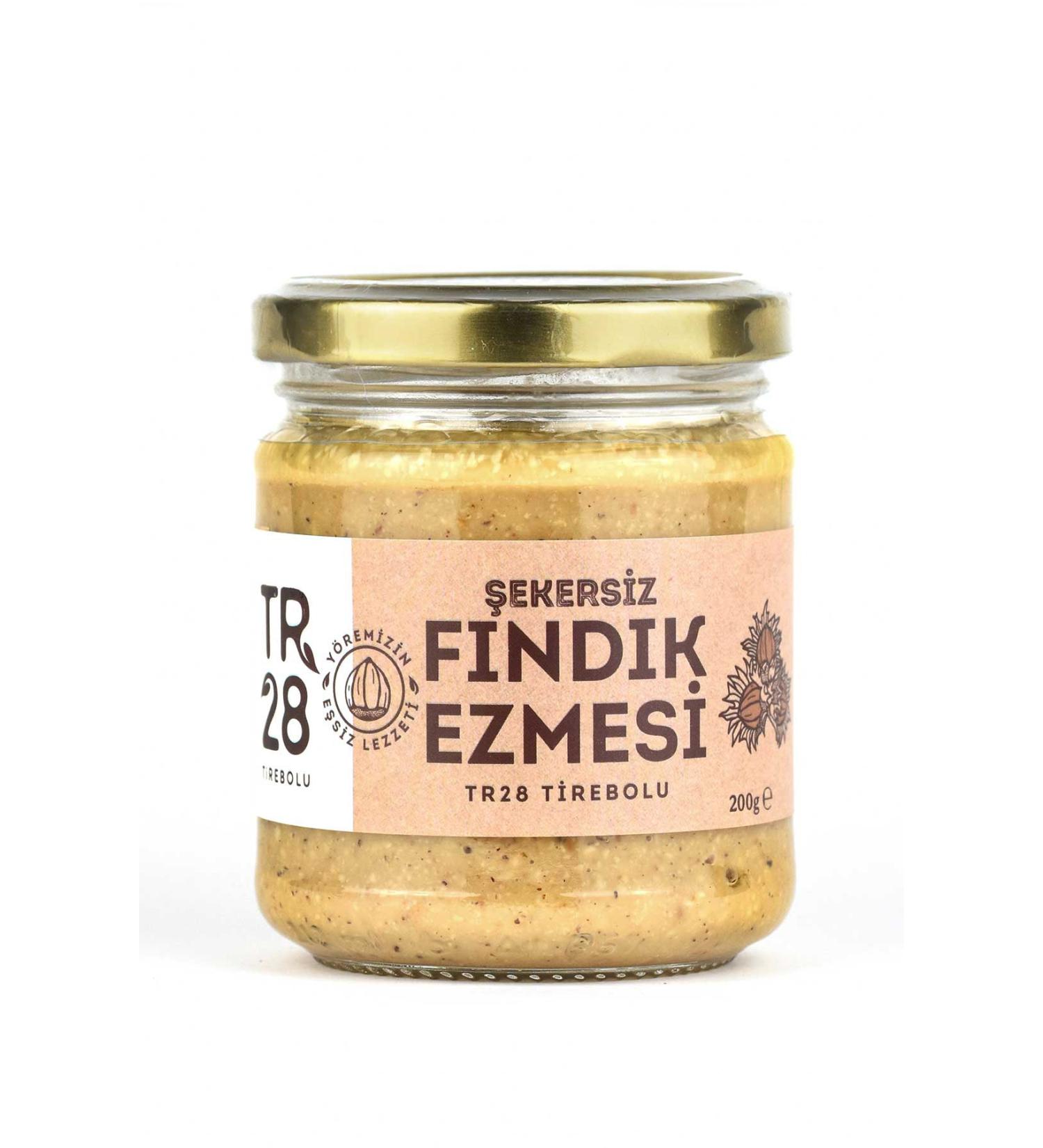 TR 28 Sugar Free 0 Hazelnut Paste - No Additives (200 GR)