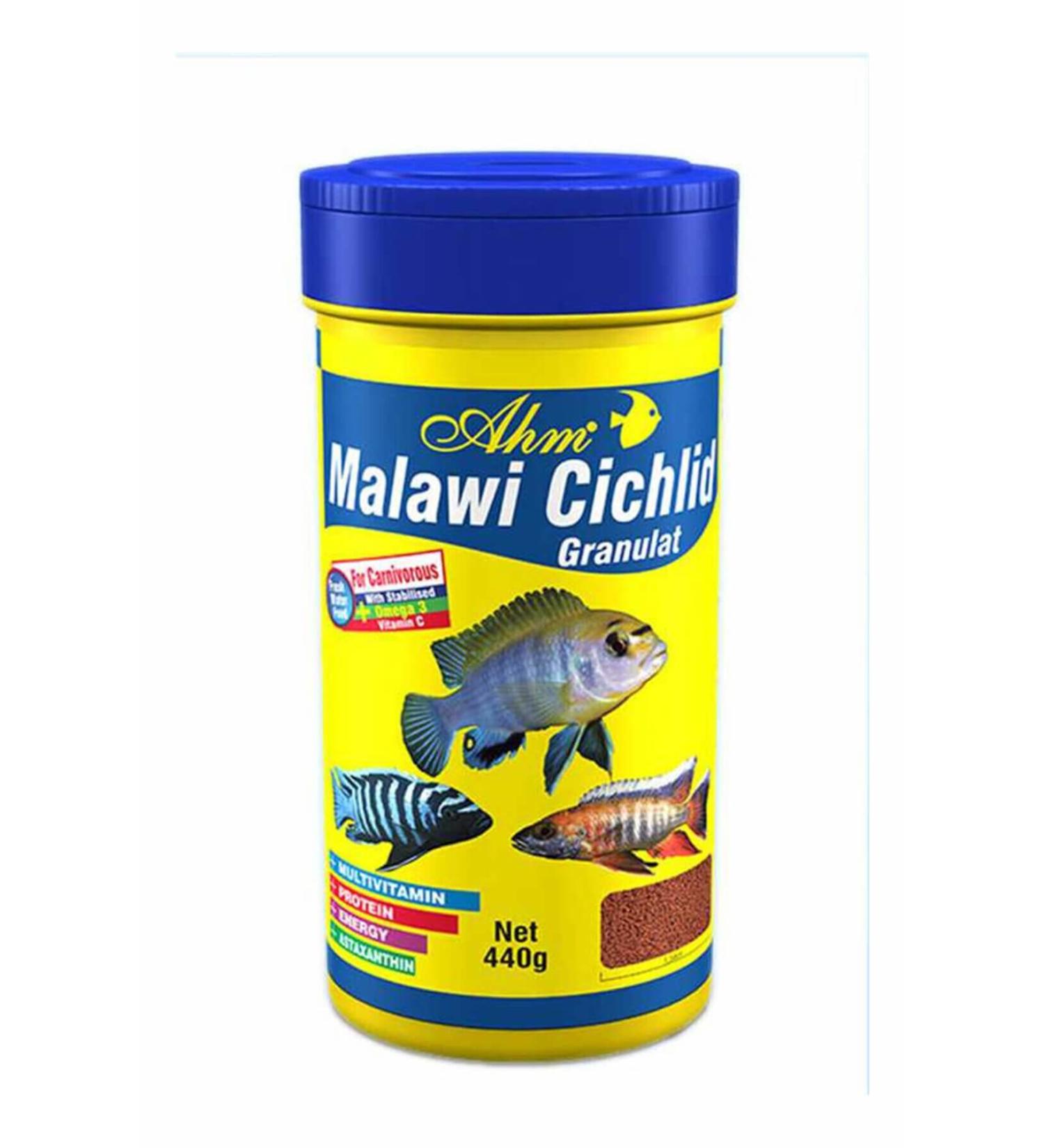 Ahm Malawi Cichlid Coloring Granular Fish Food 1000 Ml 440 Gr 8699375330182