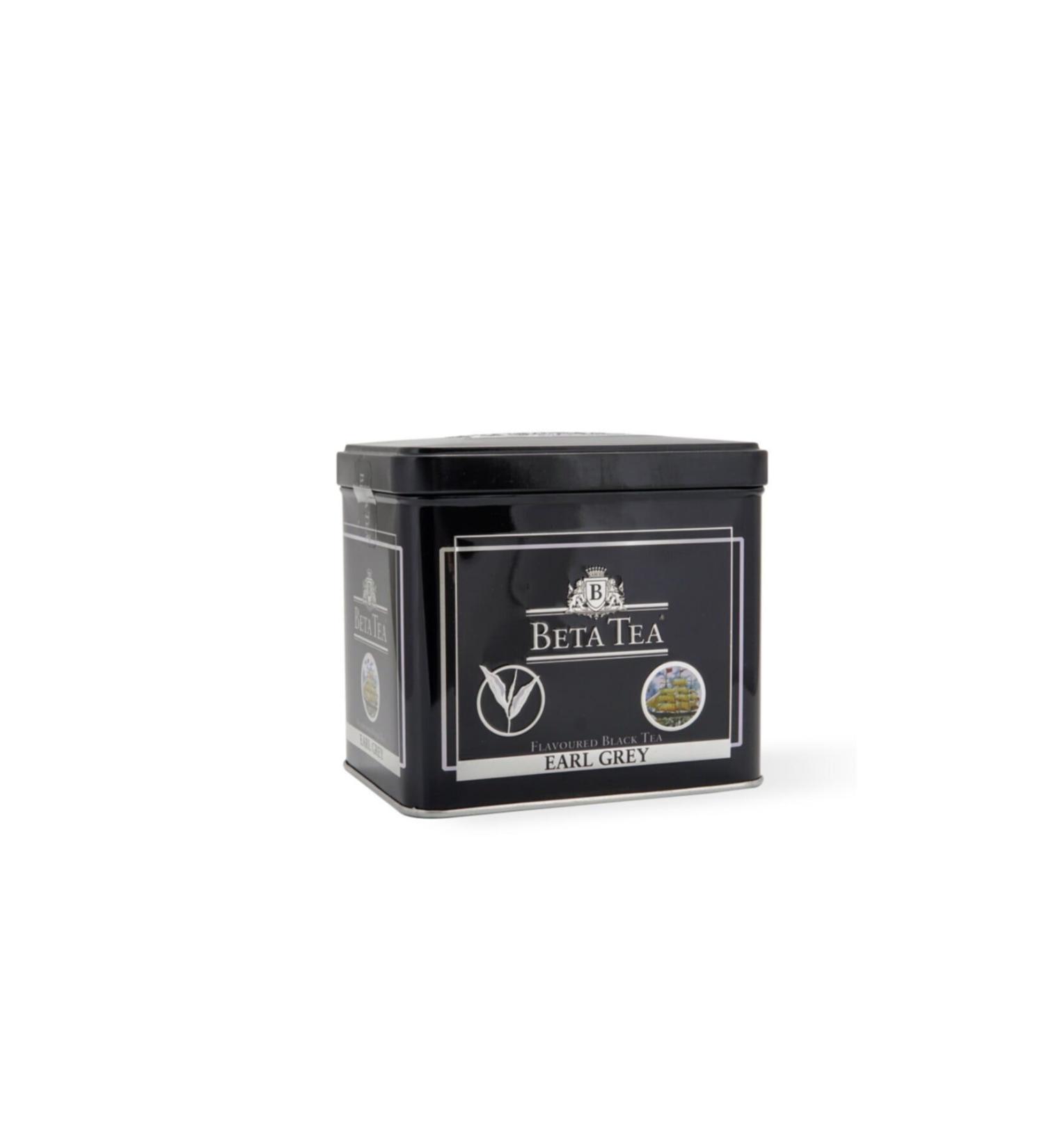 Beta Tea Earl Grey Tin Black Tea 250 gr