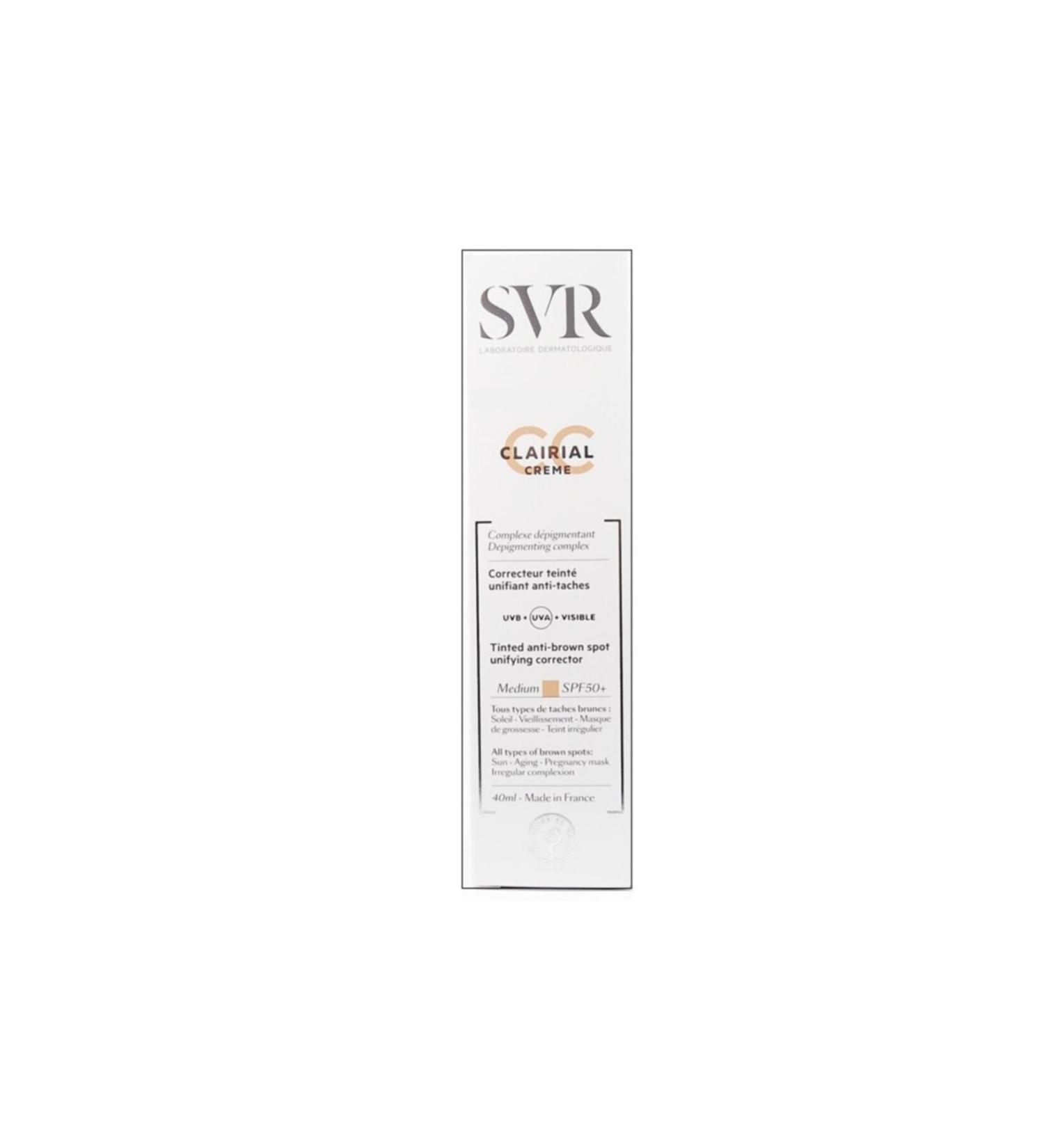 SVR Clairial CC Creme Spf50 Medium 40ml