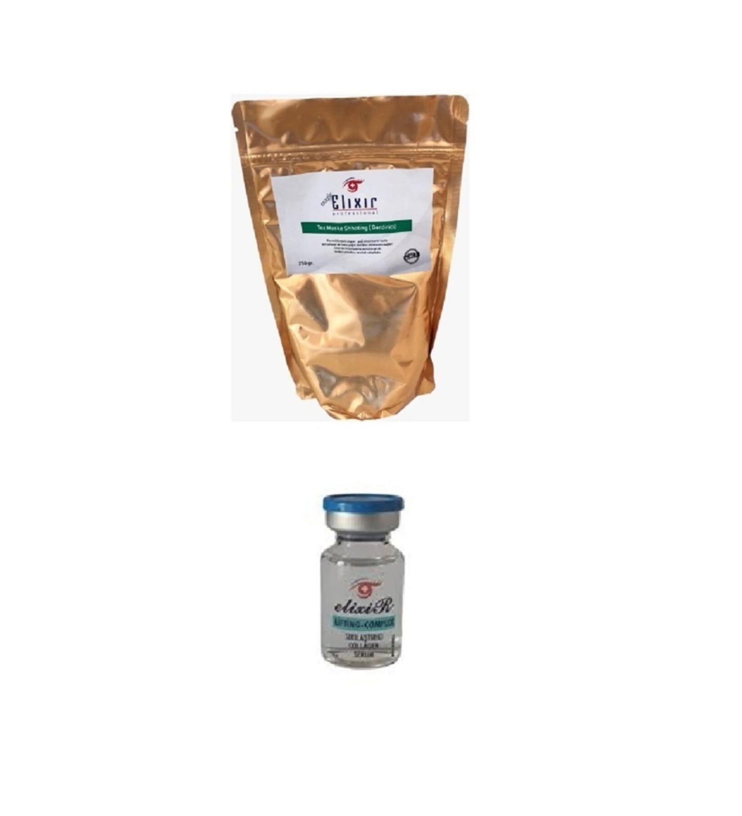 Elixir Powder Mask Lifting Effect (gold-gold) and Lifting Firming Serum Quantity 10 Ml - Buy Online on GoSupps.com
