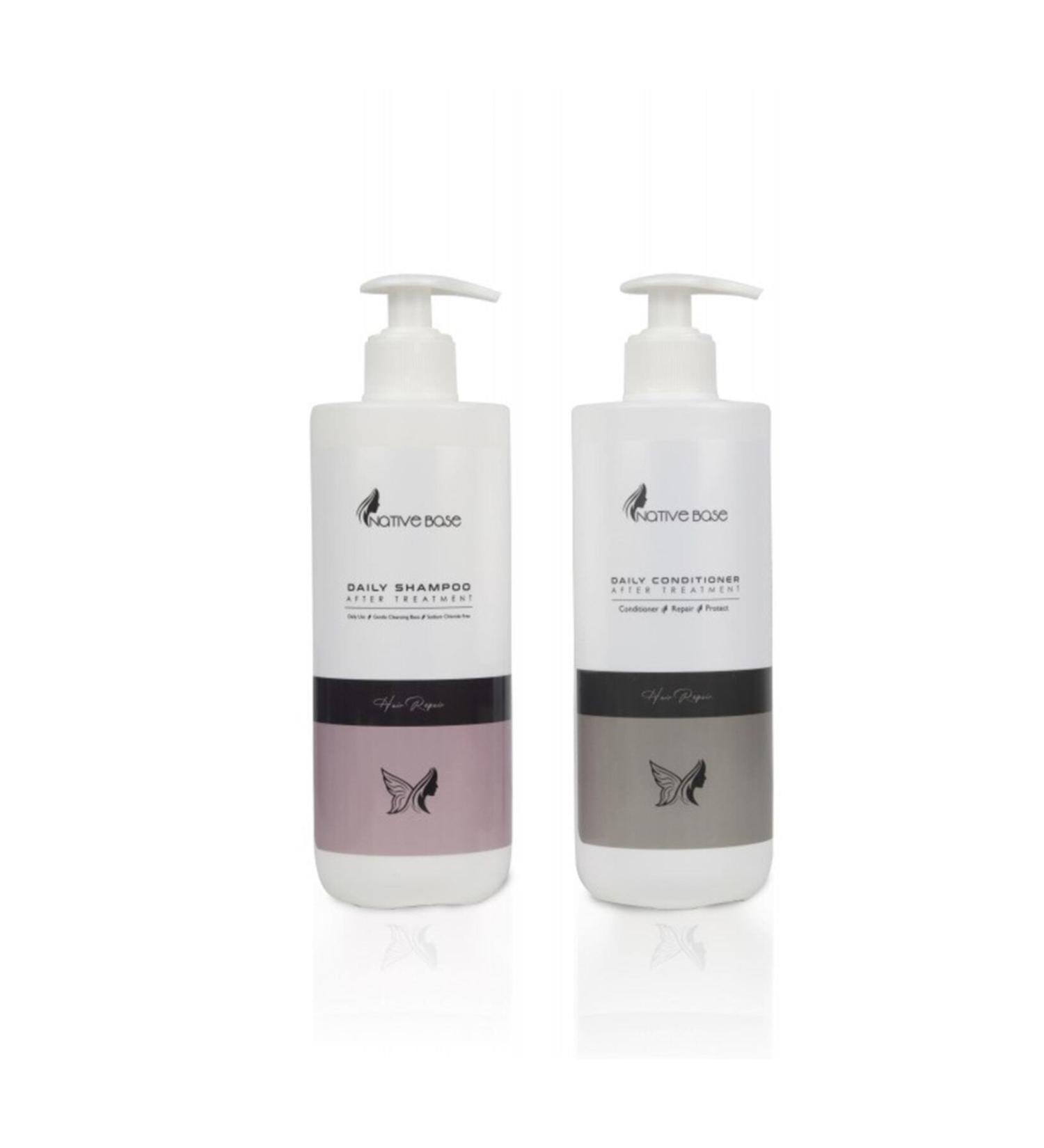 Native Base Daily Shampoo 500 ml And Conditioner 500 ml