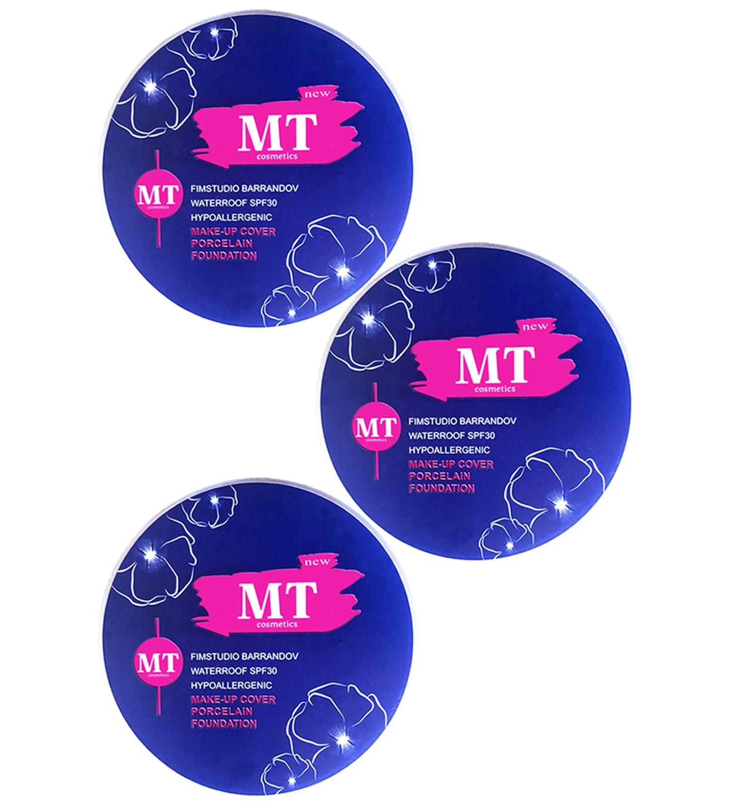 Makeuptime Porcelain Foundation Make-up Cover 3 Pieces (212: Dark Tone)