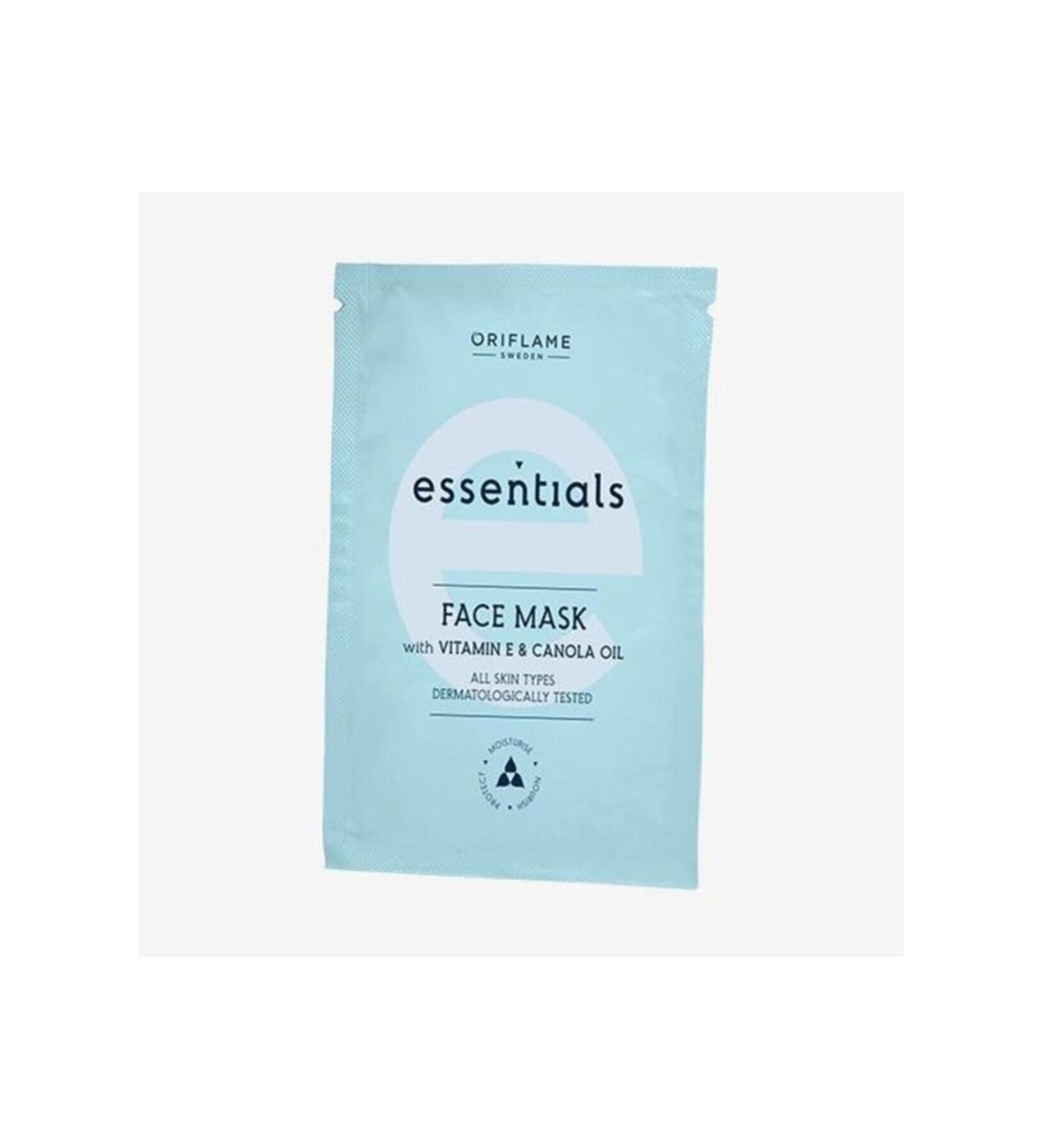 Oriflame Essentials Vitamin E & Canola Oil Face Mask
