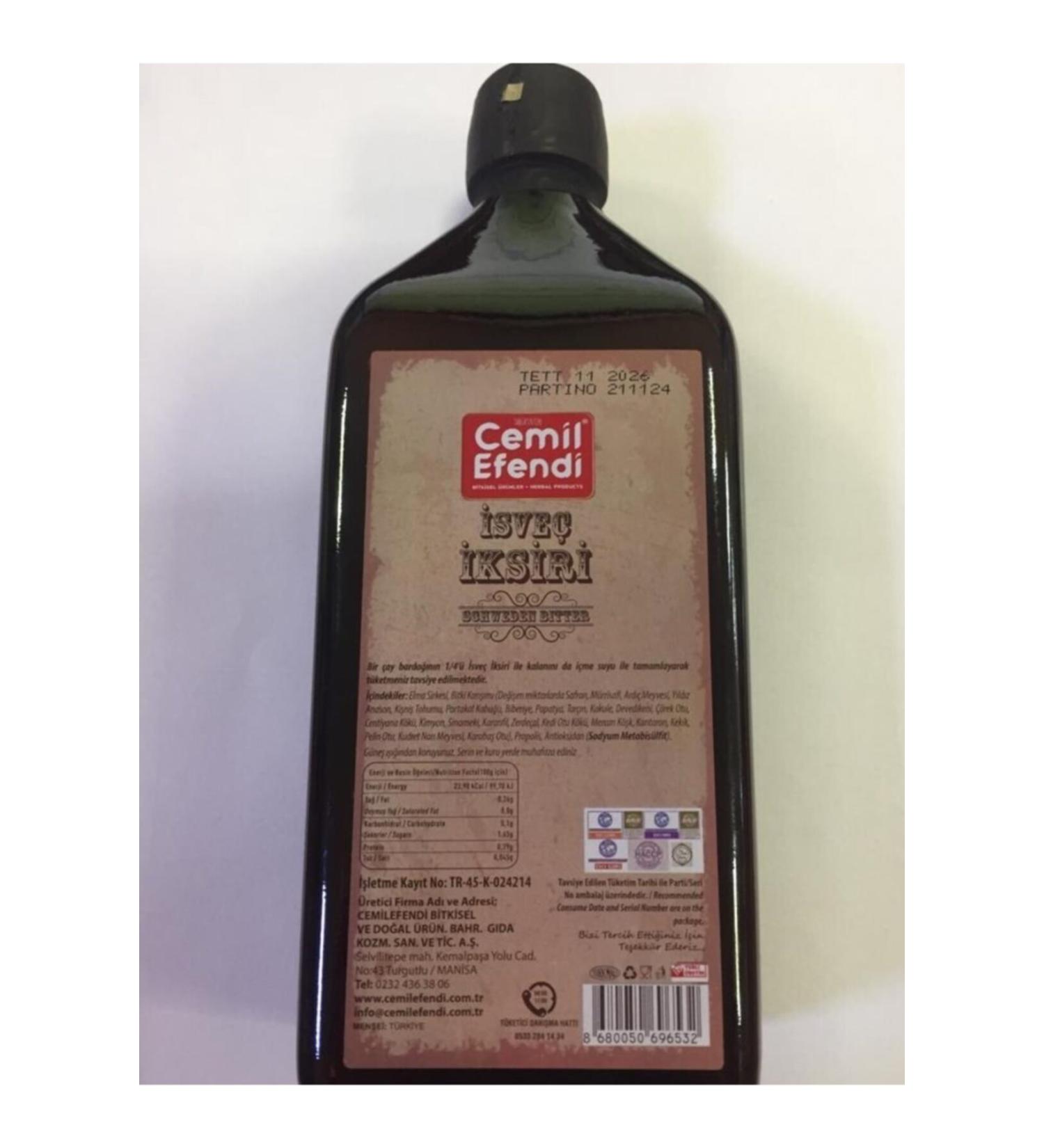 Cemil Efendi Swedish Syrup 500 ml - Buy Online on GoSupps.com