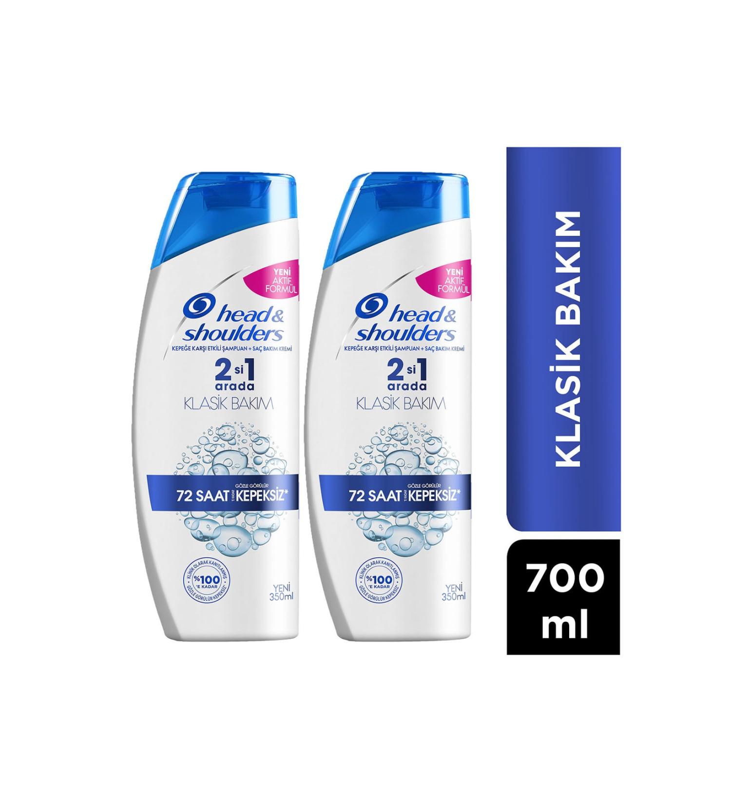 Head And Shoulders Classic Care 2 in 1 Anti-Dandruff Shampoo 350 Ml X 2 Pieces - Buy Online on GoSupps.com