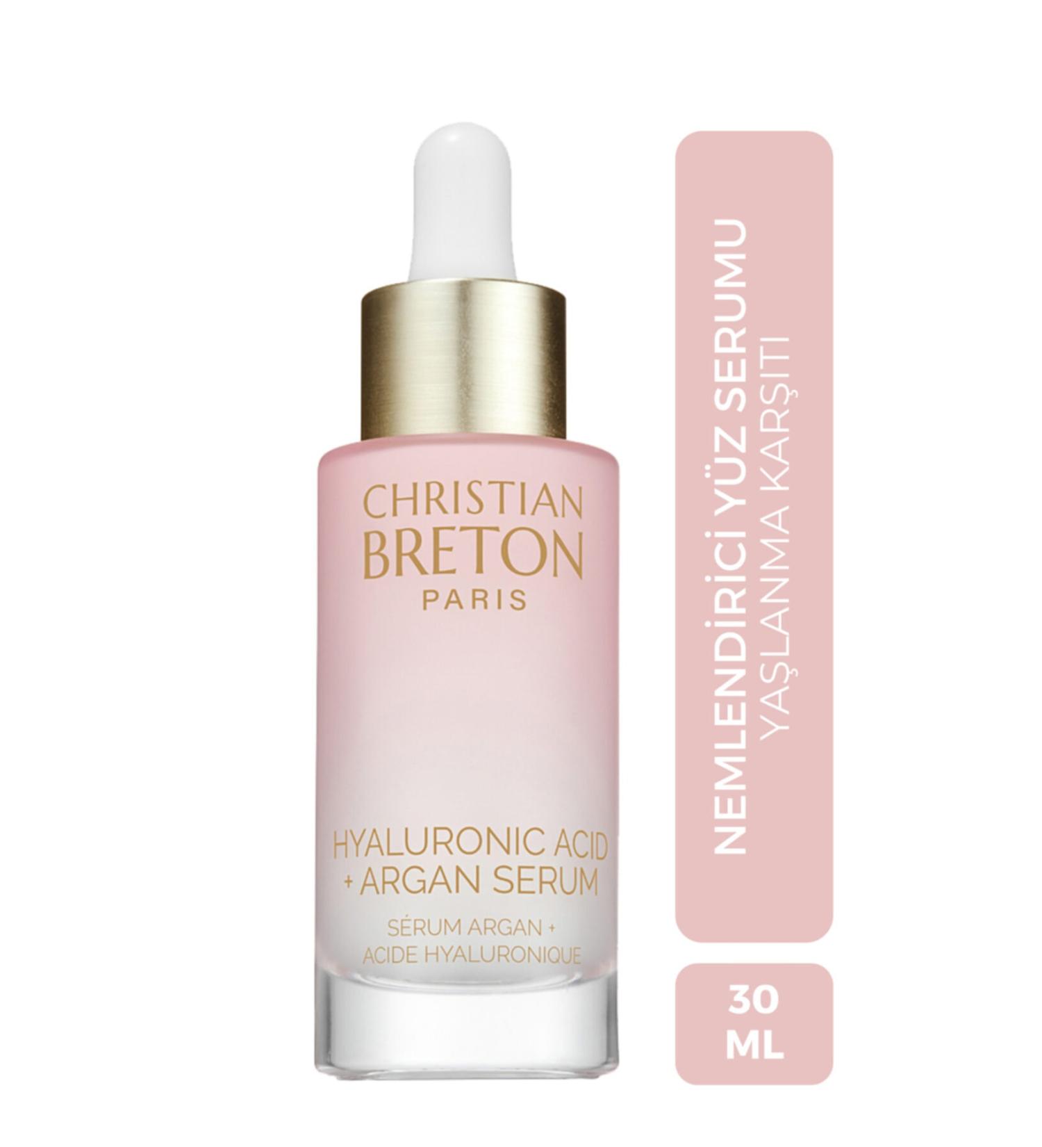Christian Breton Moisturizing Face Serum - Hyaluronic Acid+argan Serum