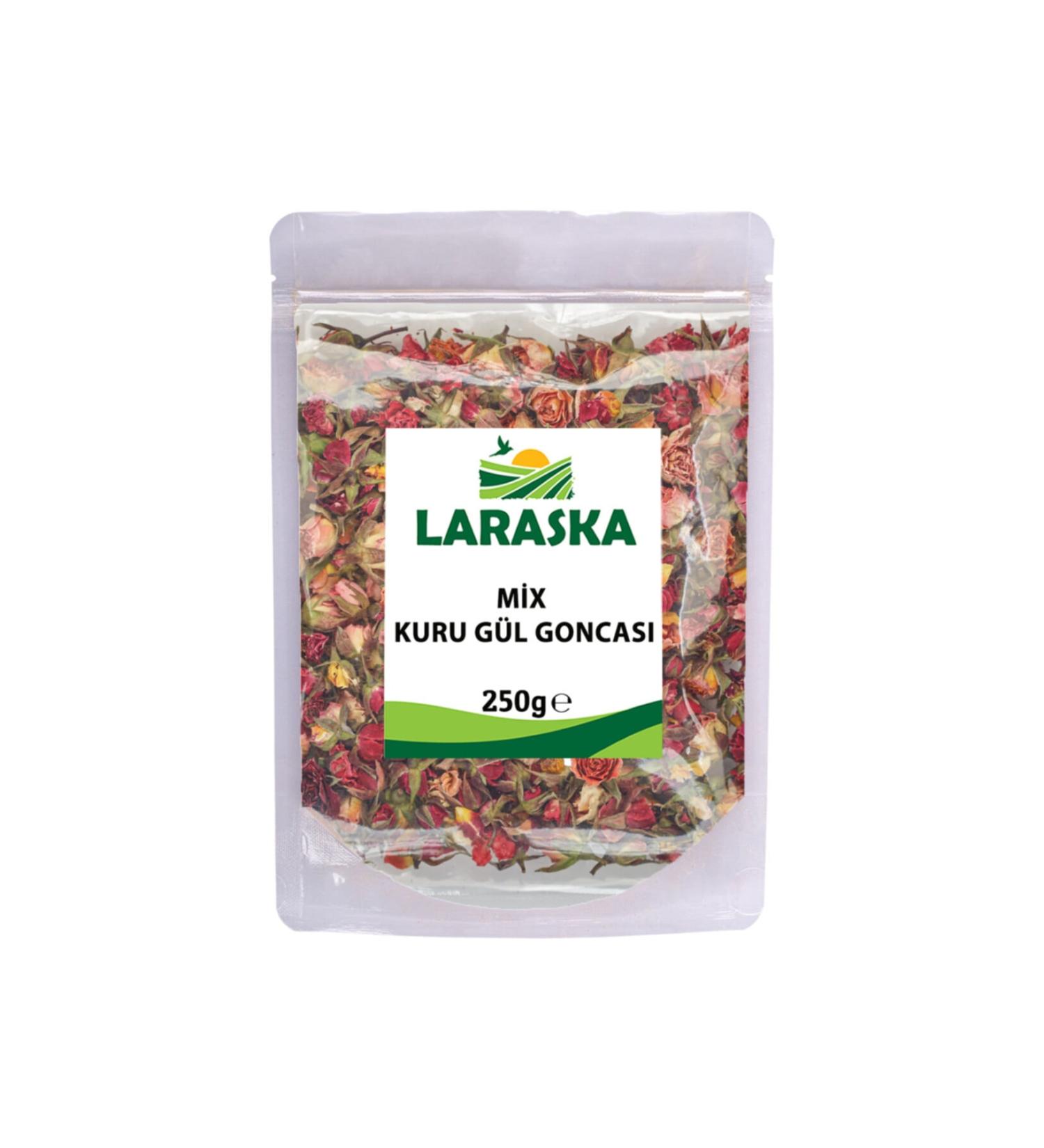 Laraska Rose Tea - Yellow Red Mix Dry Rosebud 250g