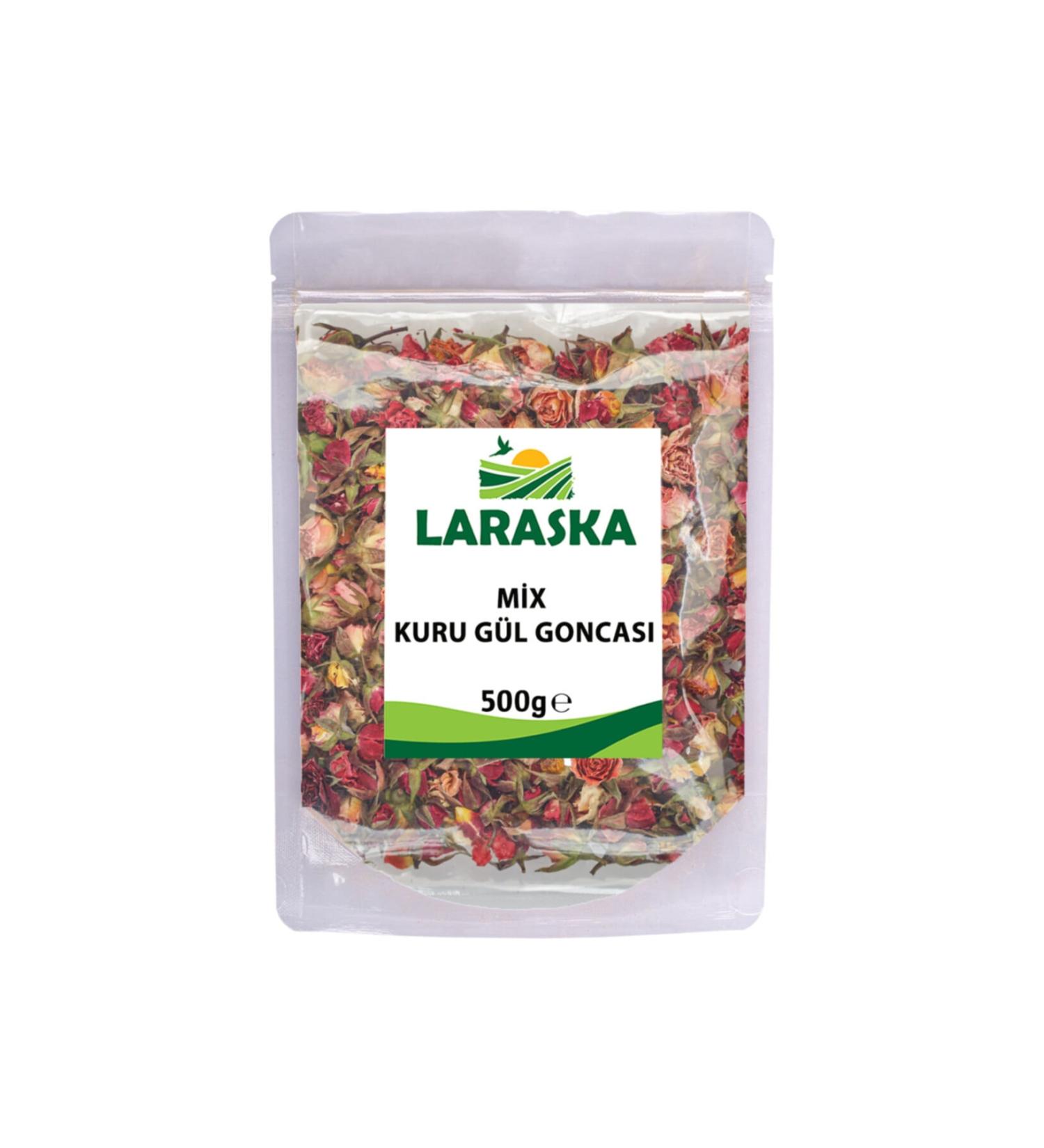 Laraska Rose Tea - Yellow Red Mix Dry Rosebud 500g