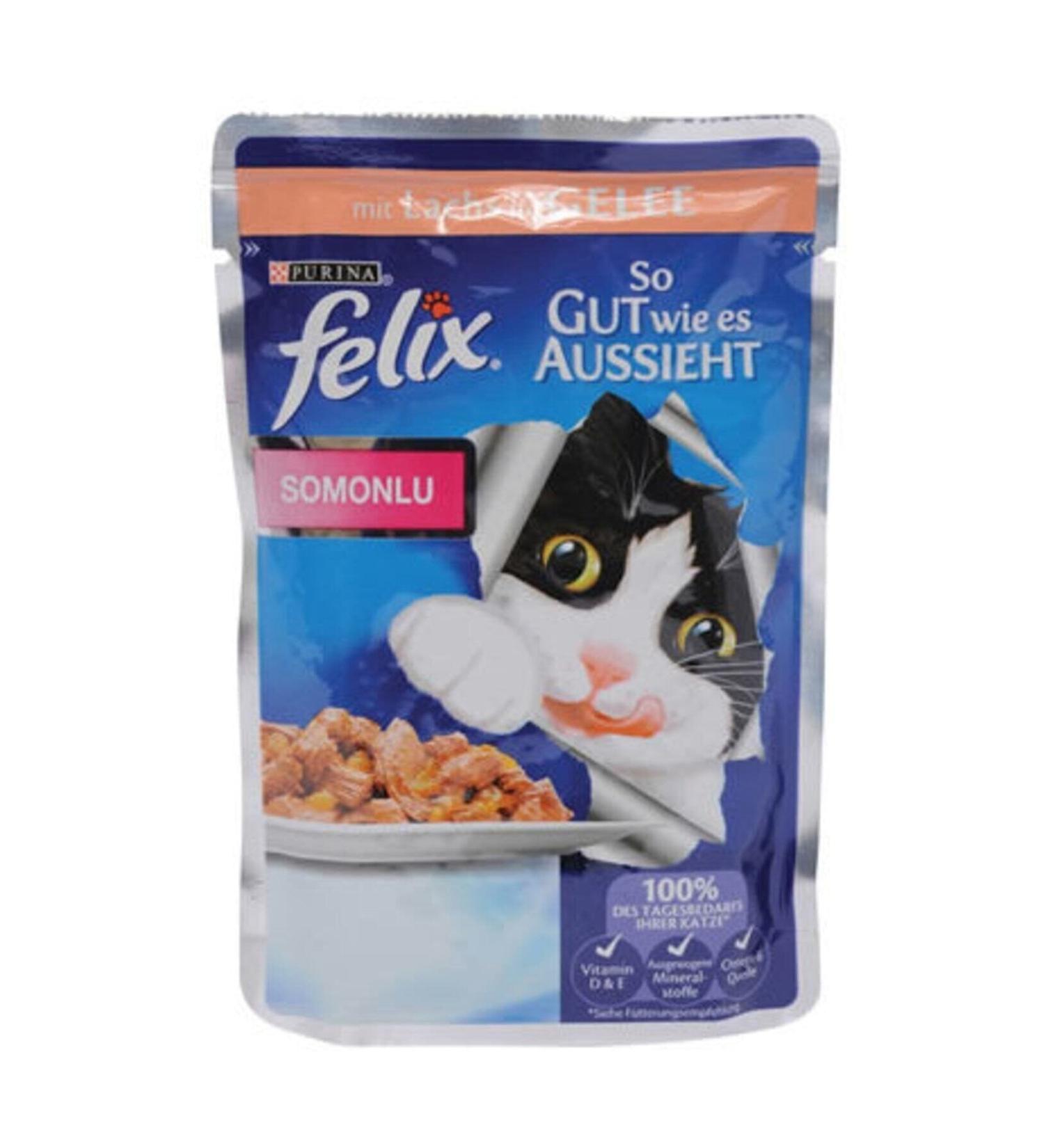 FELIX Pouch Salmon 85 gr 10 Pieces