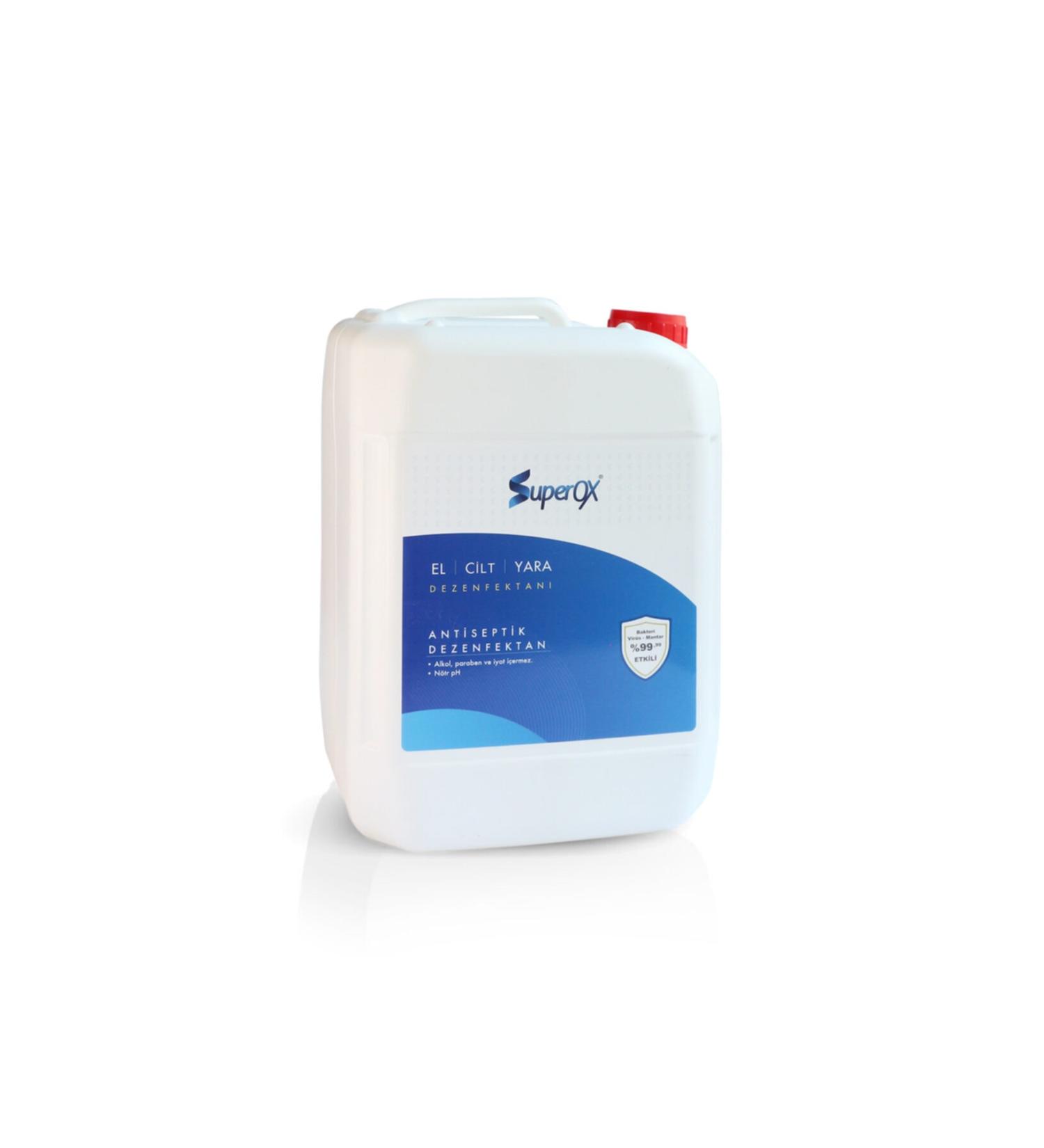 SuperOX Hypochlorous Alcohol-Free Hand & Skin & Wound Area Disinfectant 10 l