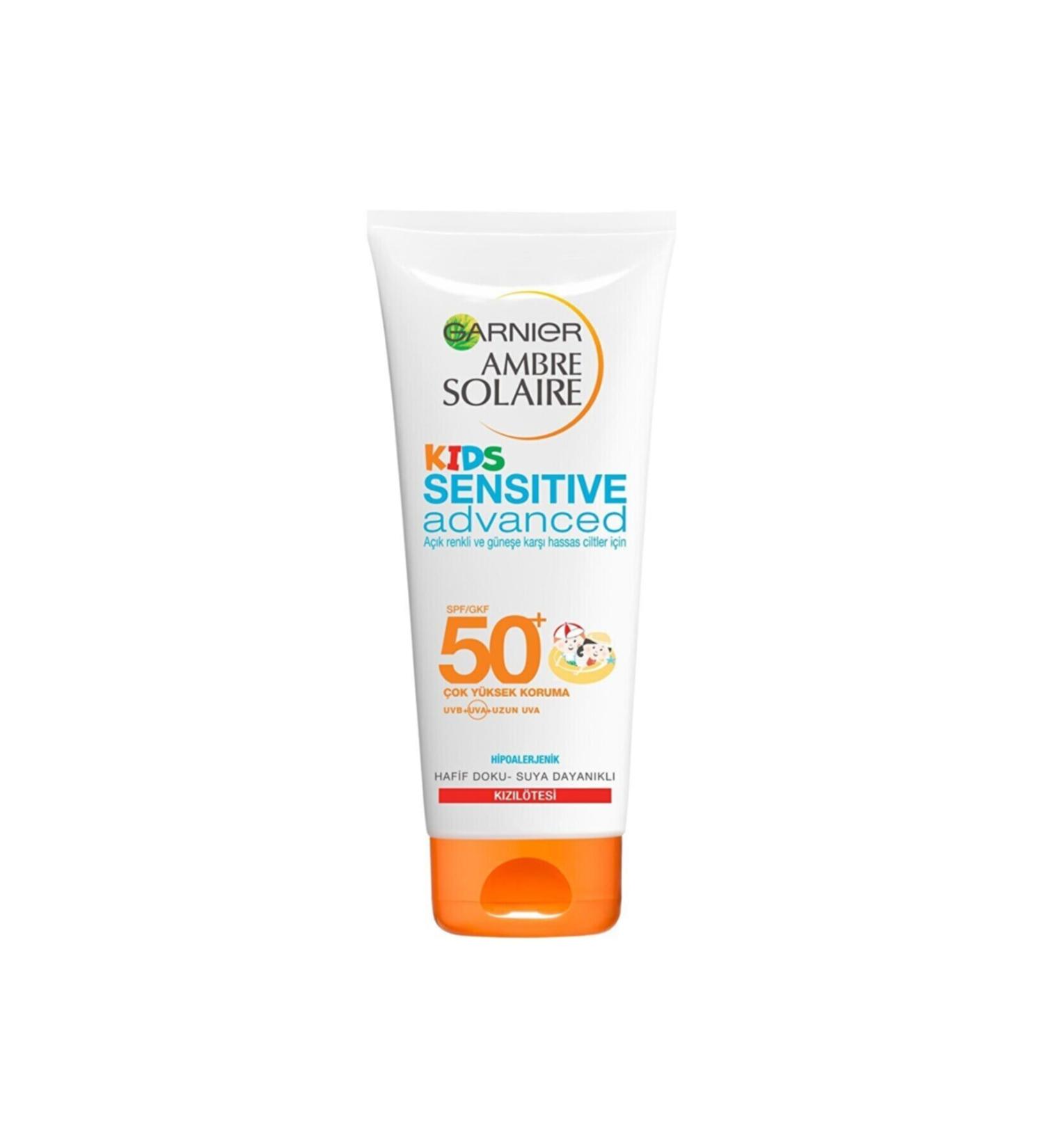 Garnier Ambre Solaire Sensitive Advanced Children's Milk Gkf50+ 200 Ml - Buy Online on GoSupps.com