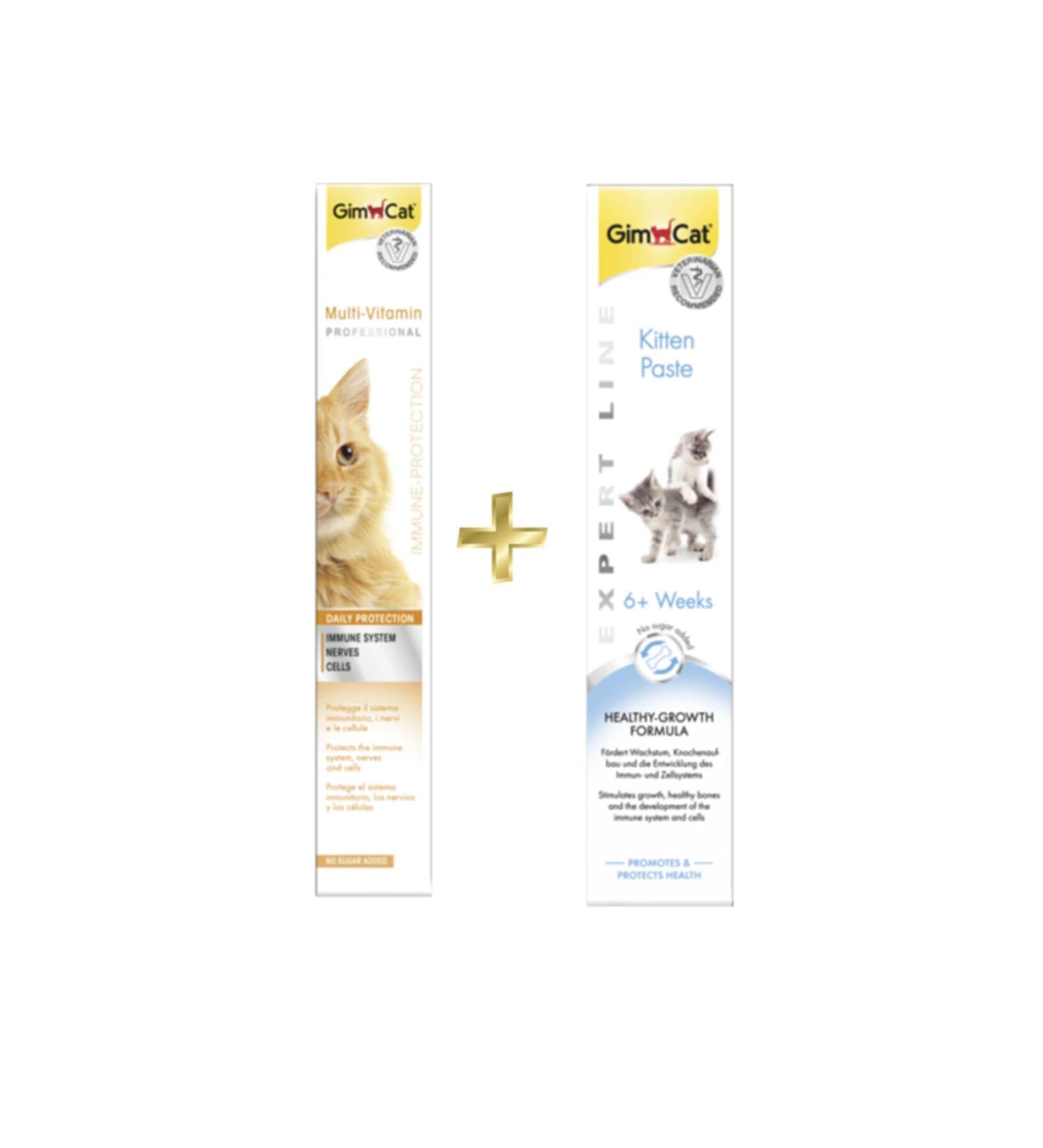 Gimcat Multivitamin Paste 100gr Kitten Paste Calcium Kitten Vitamin Paste 50gr