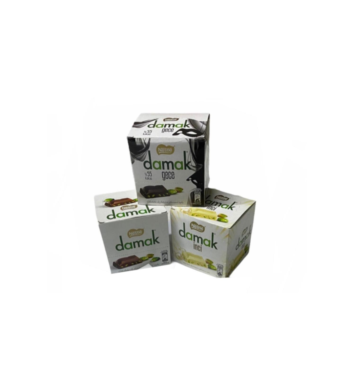 Nestle Damak Pistachio 60gr 6 Piece X 3 Piece Set (Damak Milky Damak Night Damak Pearl) - Buy Online on GoSupps.com
