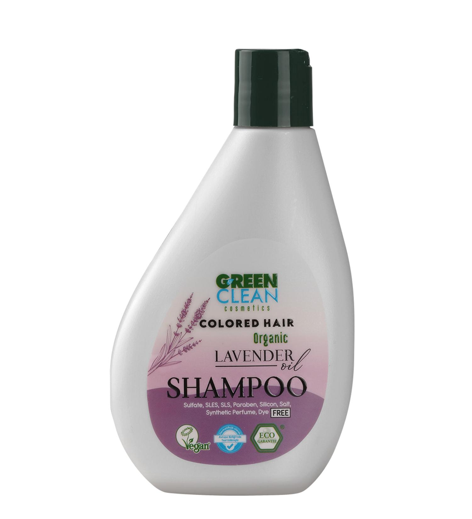 Green Clean Organic Lavender Oil Shampoo for Colored Hair 275ml
