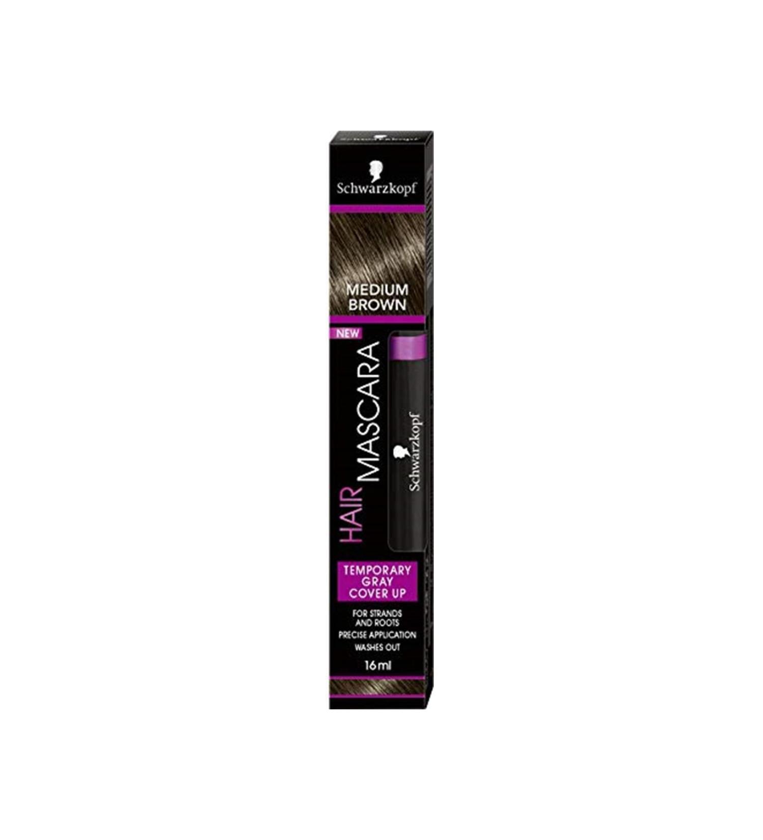 Schwarzkopf Brand: Hair Mascara Medium Brown 1 Pack (1 X 16 Ml) Category: Hair Dye - Buy Online on GoSupps.com