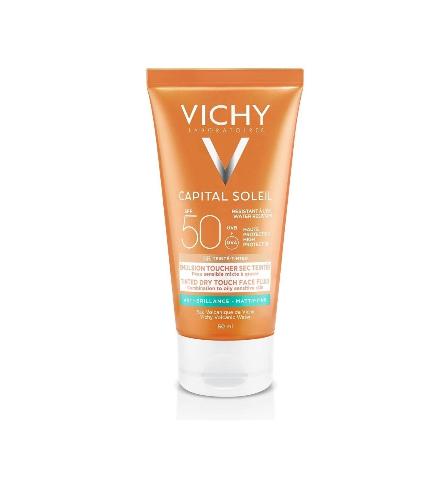 Vichy Ideal Soleil Spf 50 Sunscreen Emulsion for combination and oily skin 50 ml