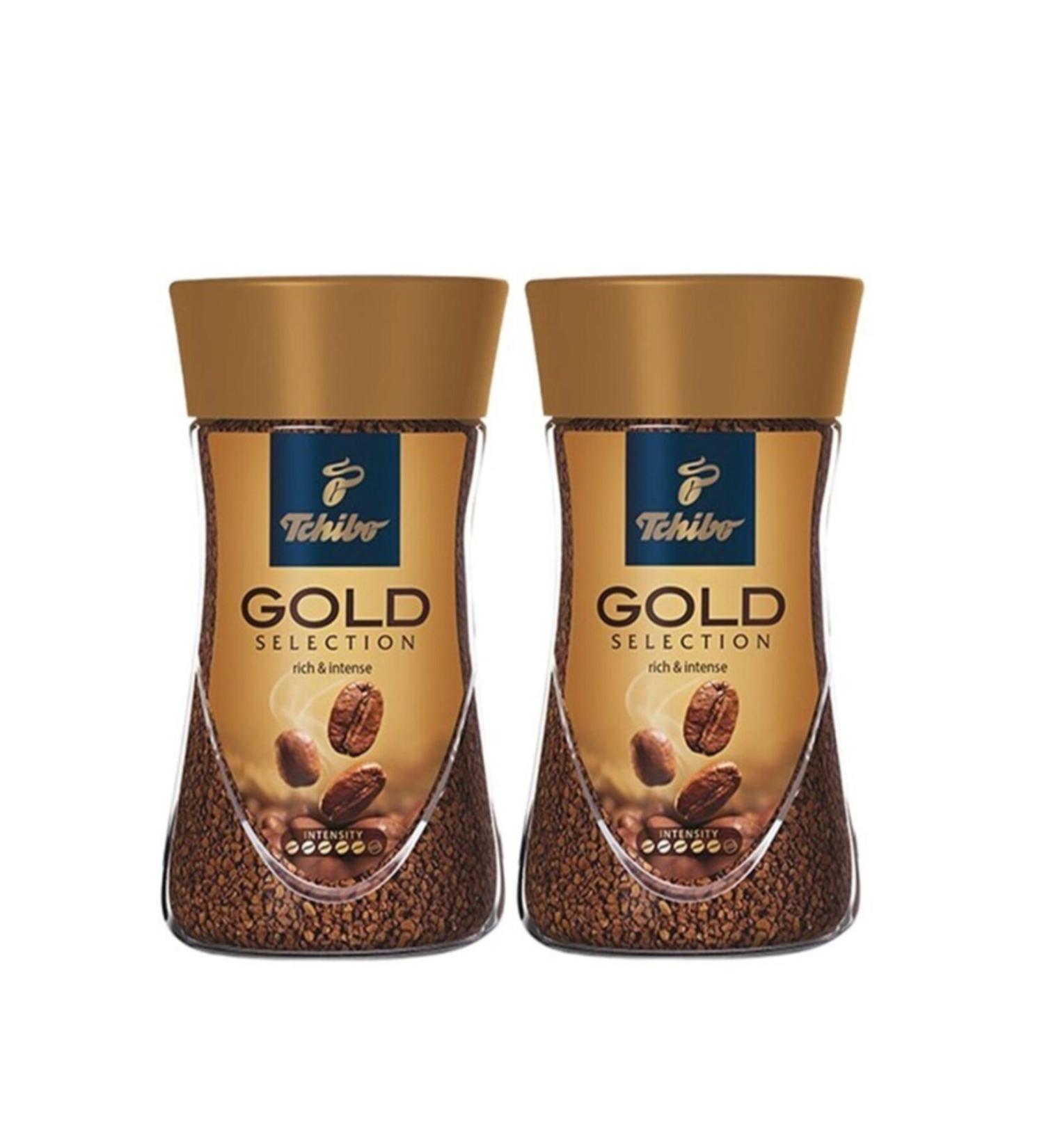 Tchibo Gold Selection Soluble Granulated Coffee 100 gr 2 Pieces