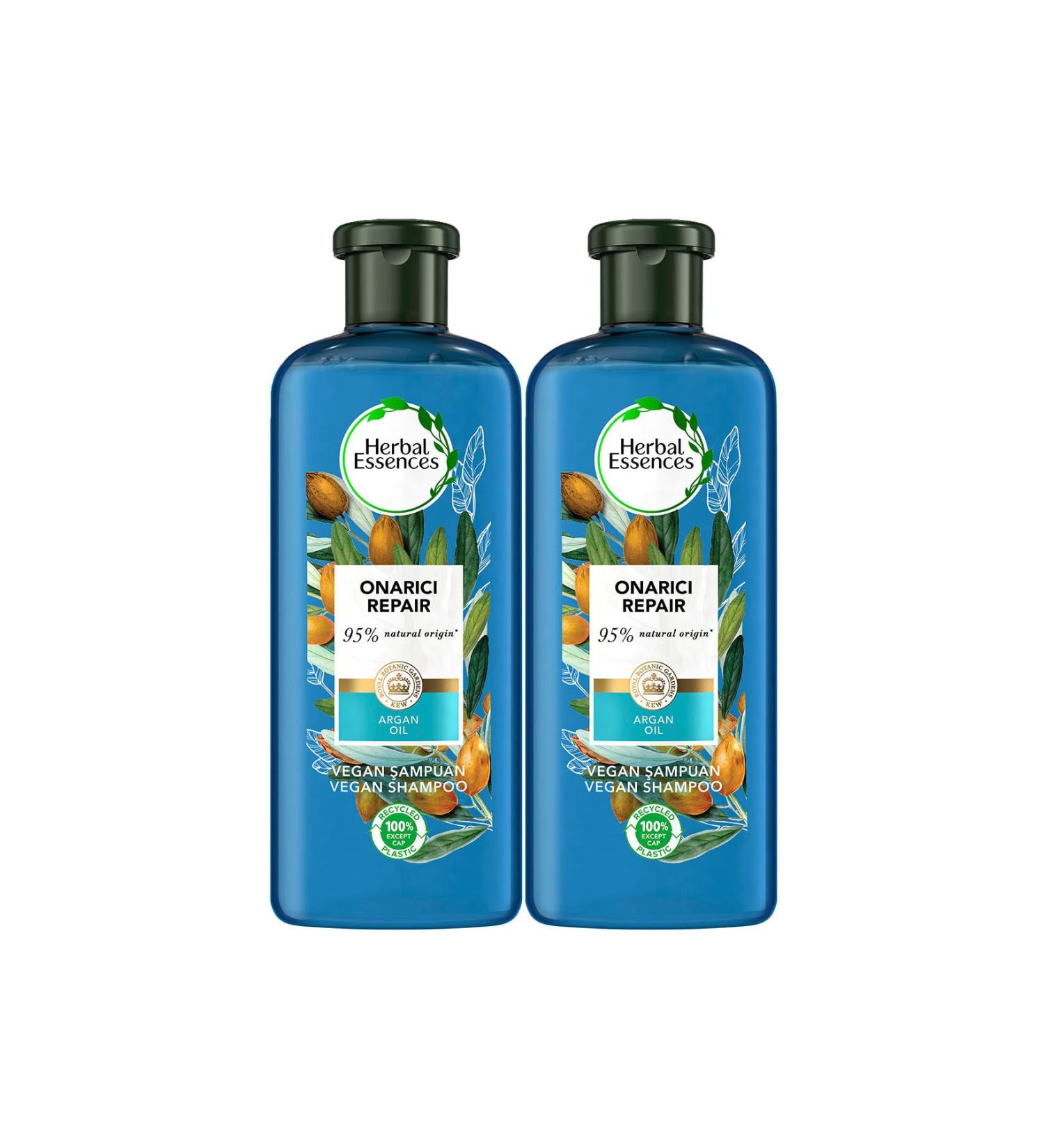 Herbal Essences Vegan Shampoo Repairing Argan Oil 400 ml X 2 Pcs - Buy Online on GoSupps.com