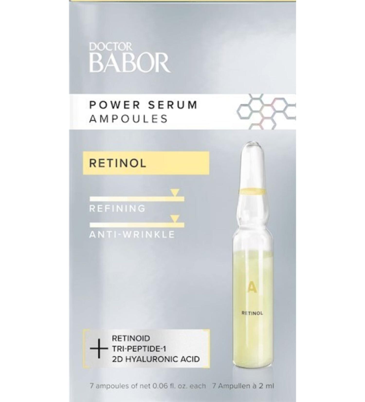 Doctor Babor Power Serum Ampoule Retinol 0.3% Smoothing Effective Ampoule Concentrate 7x2 Ml - Buy Online on GoSupps.com