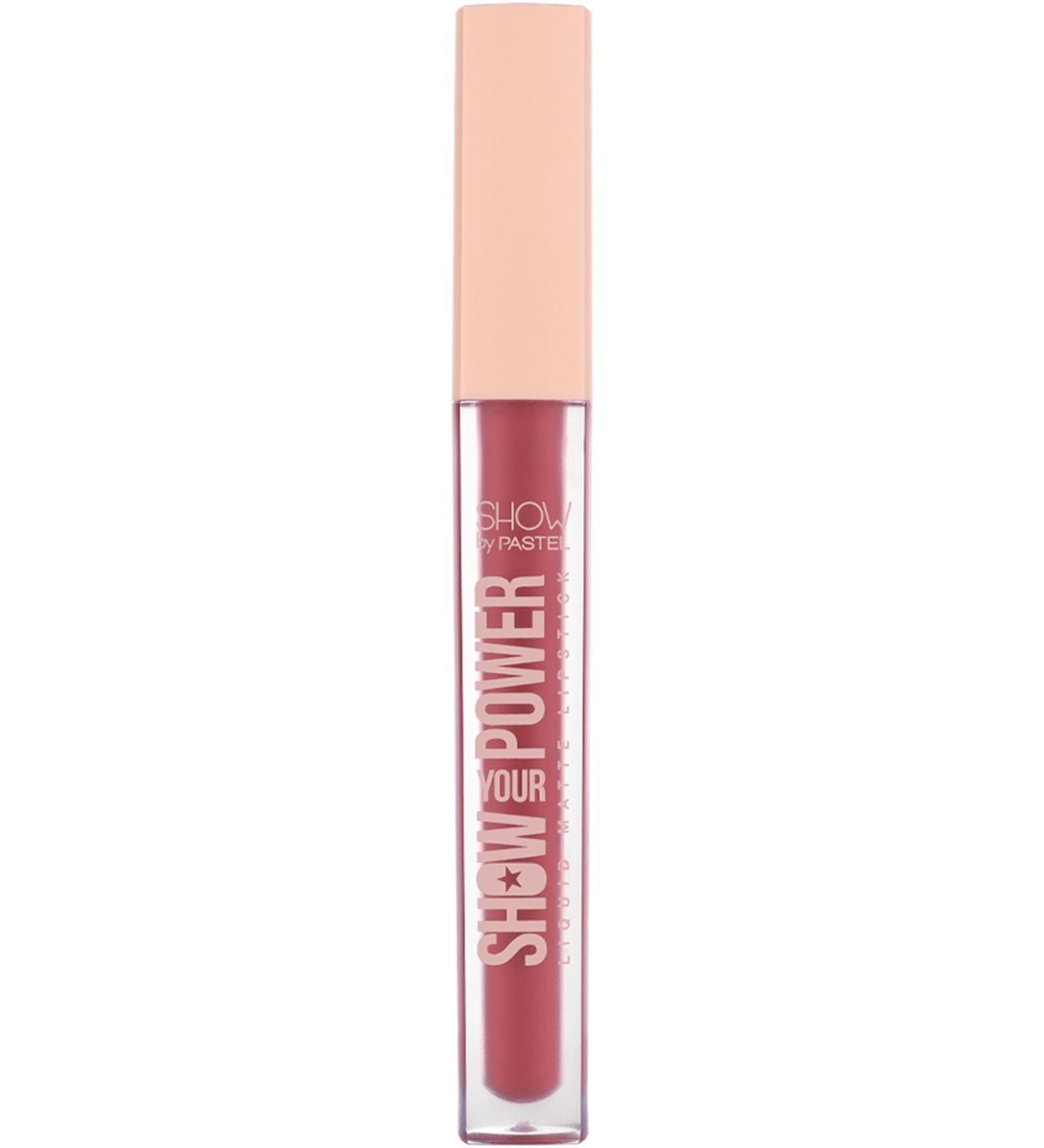 Show by Pastel Your Power Liquid Lipstick No: 605 Lip Gloss